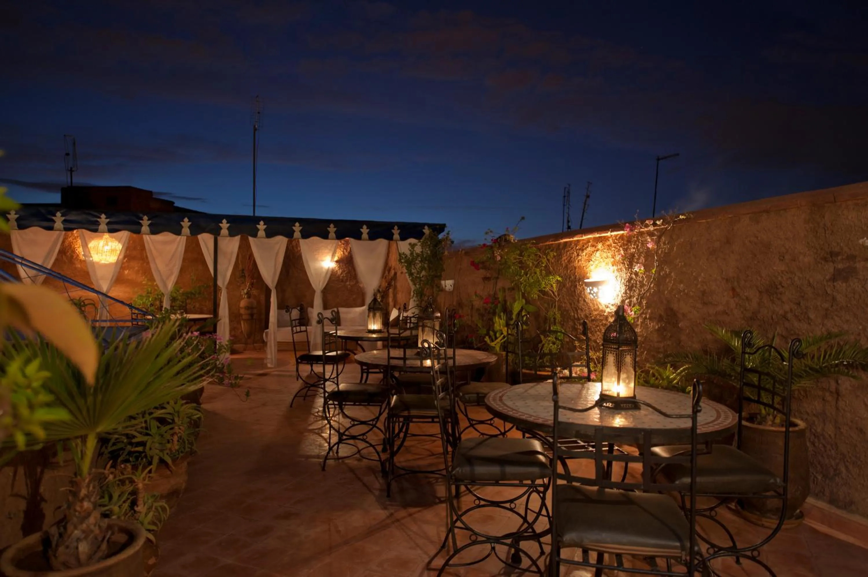 Patio in Riad Azalia