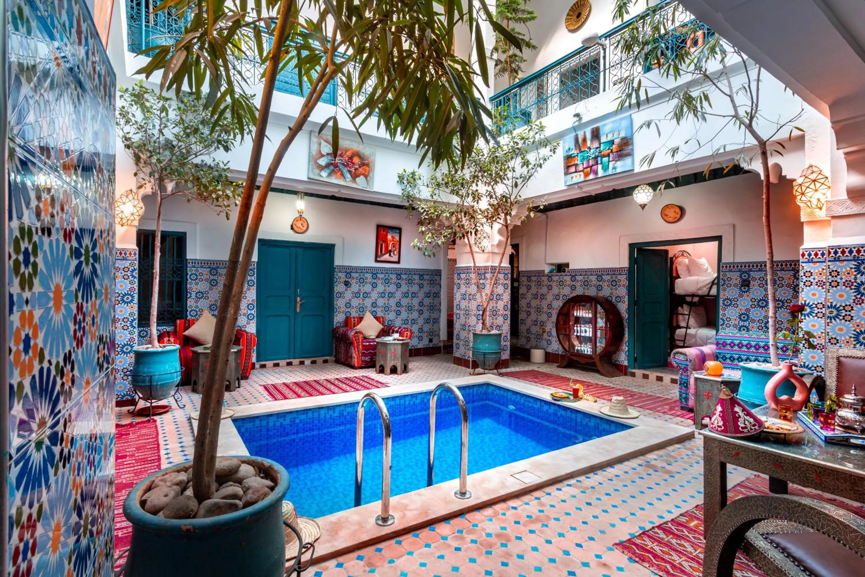 Swimming pool in Riad Azalia