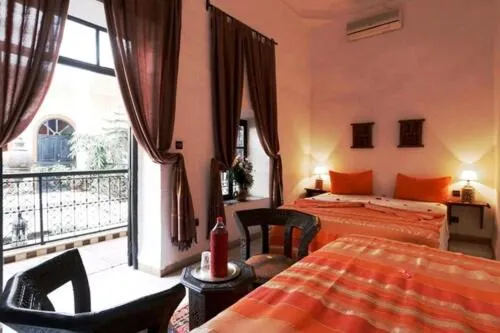 Bedroom, Bed in Riad Azalia