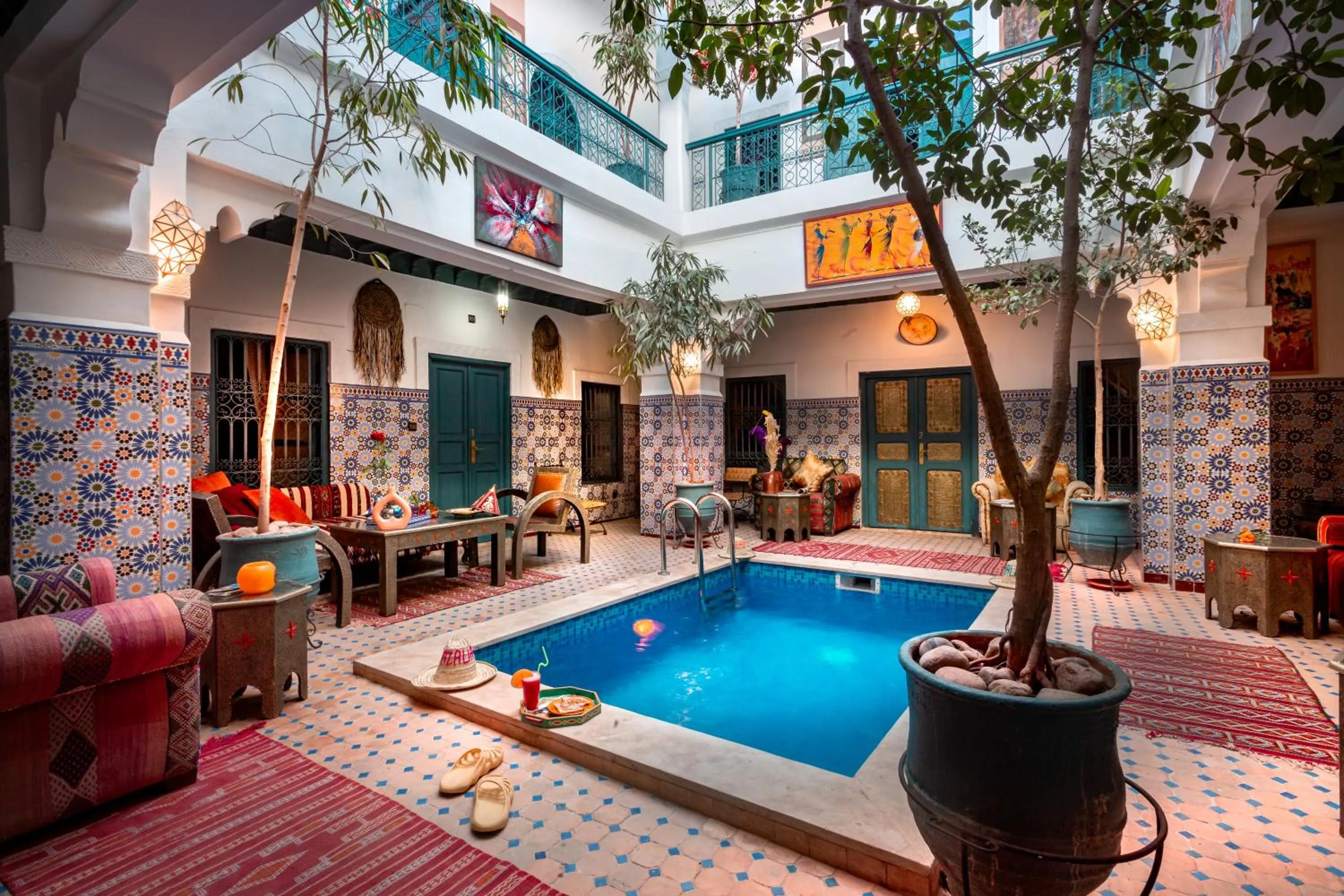 Swimming pool in Riad Azalia