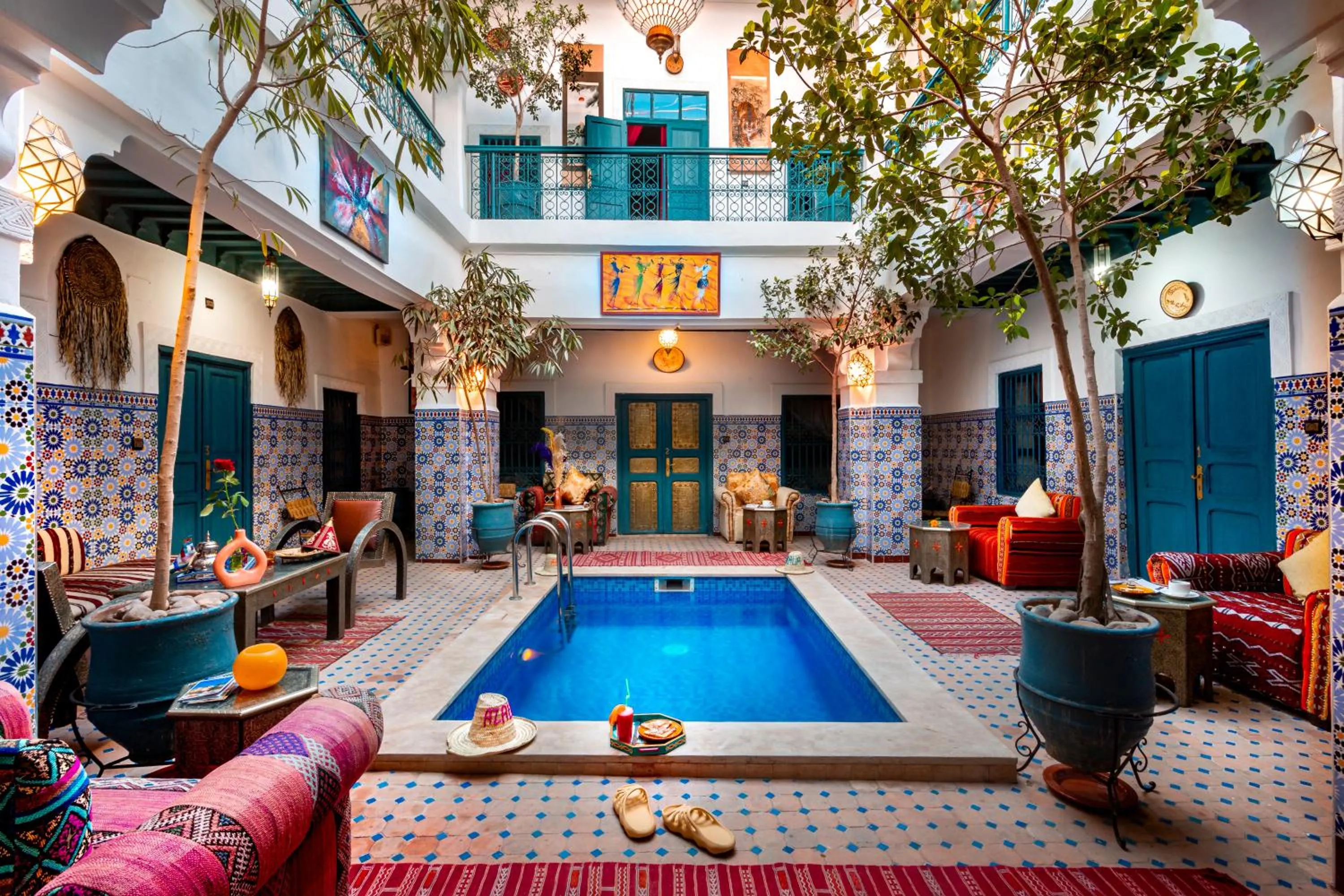 Patio in Riad Azalia