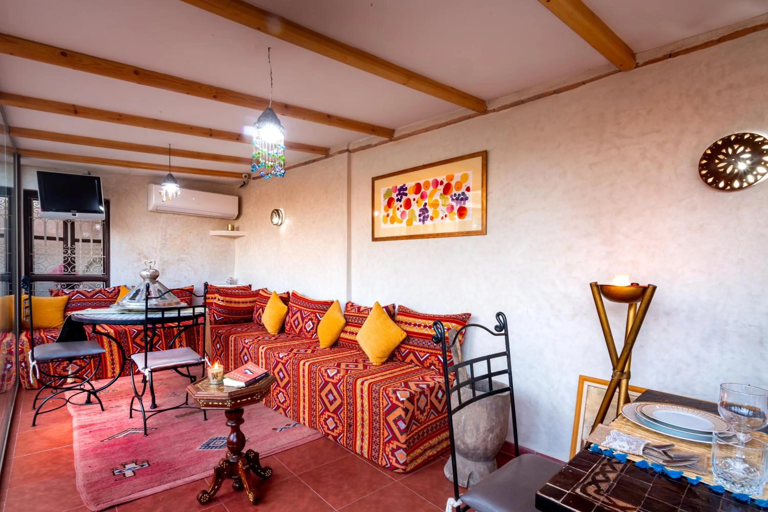 Patio in Riad Azalia