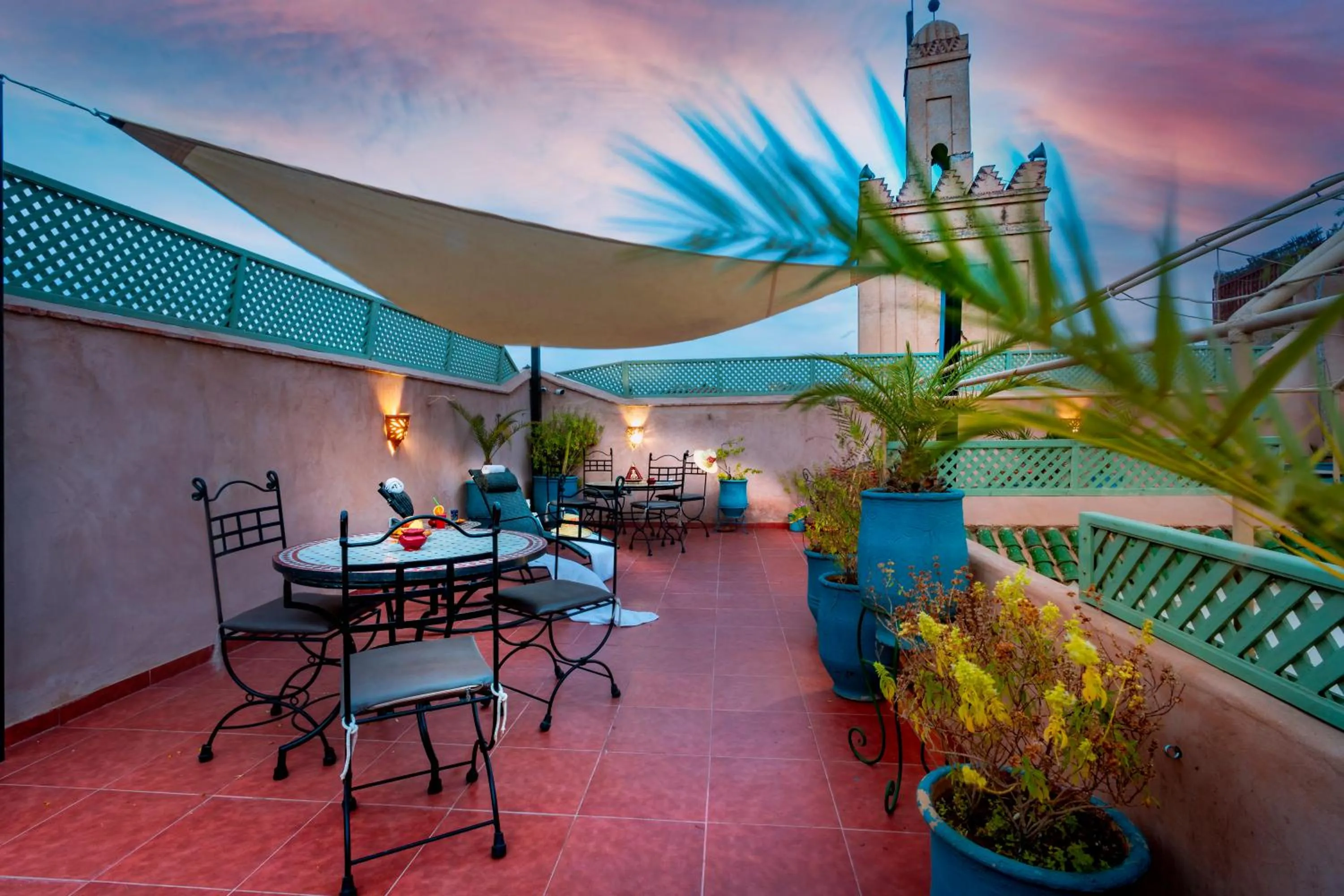 Patio in Riad Azalia