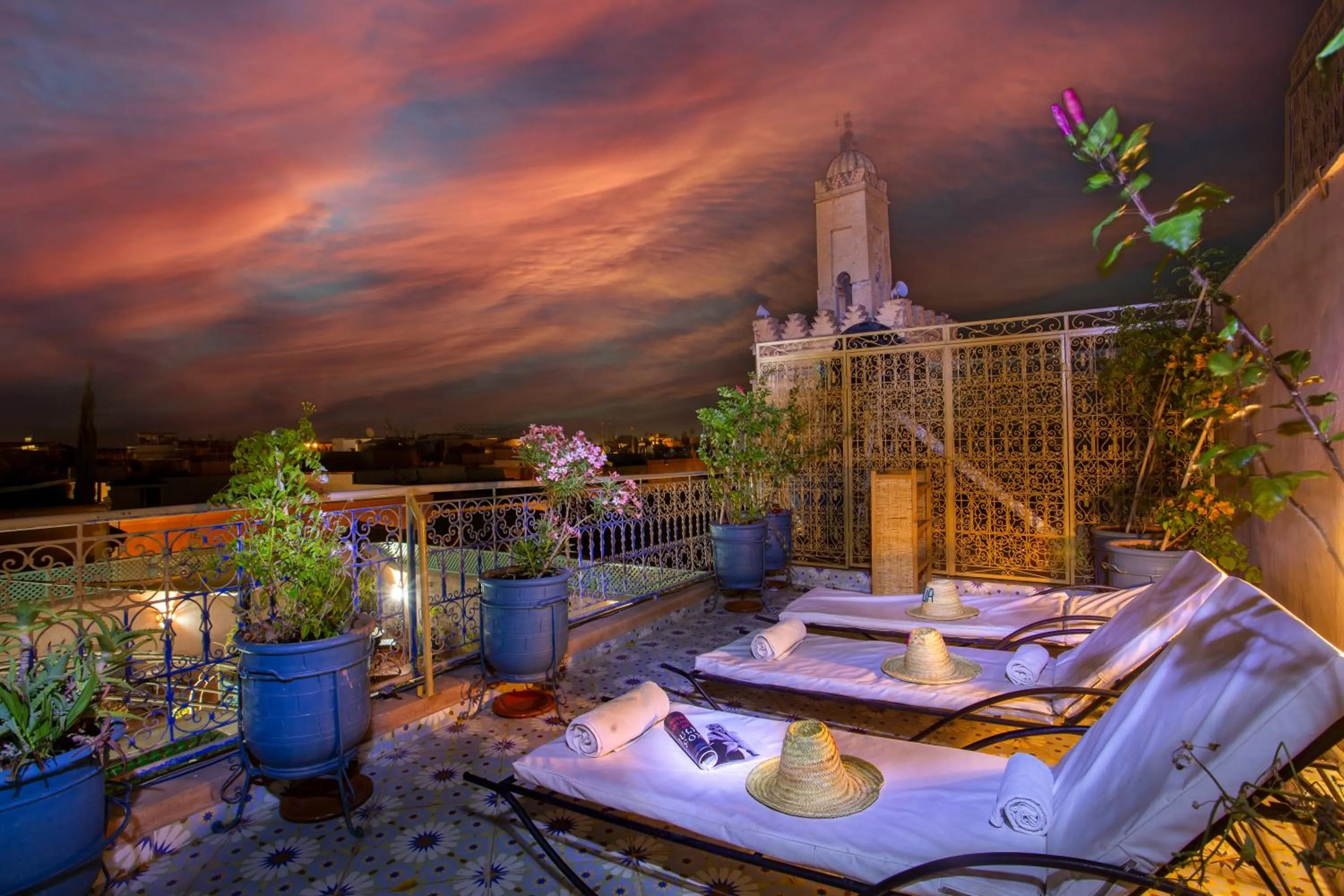 Patio in Riad Azalia