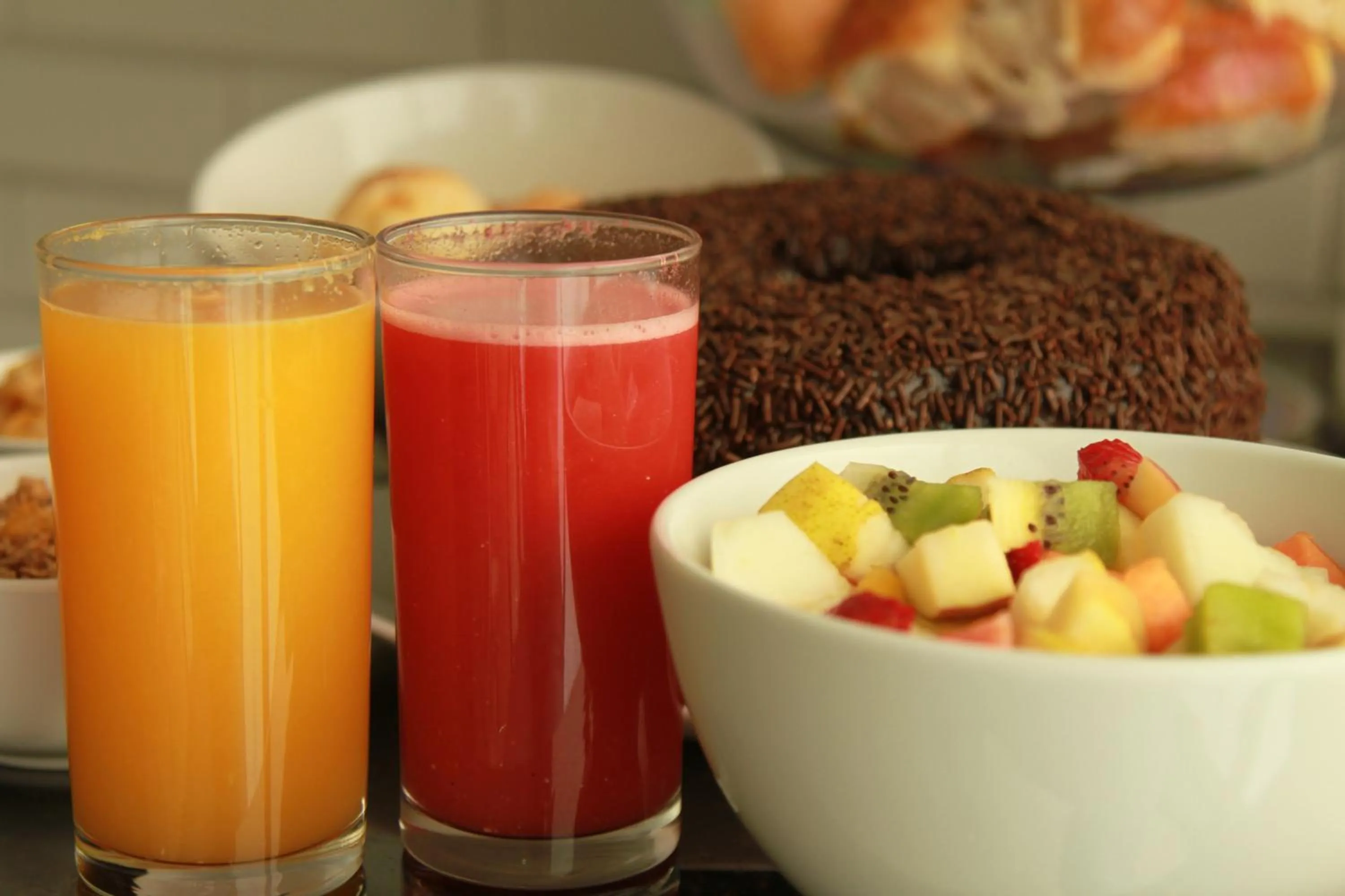 Buffet breakfast in Hotel Confiance Prime Batel