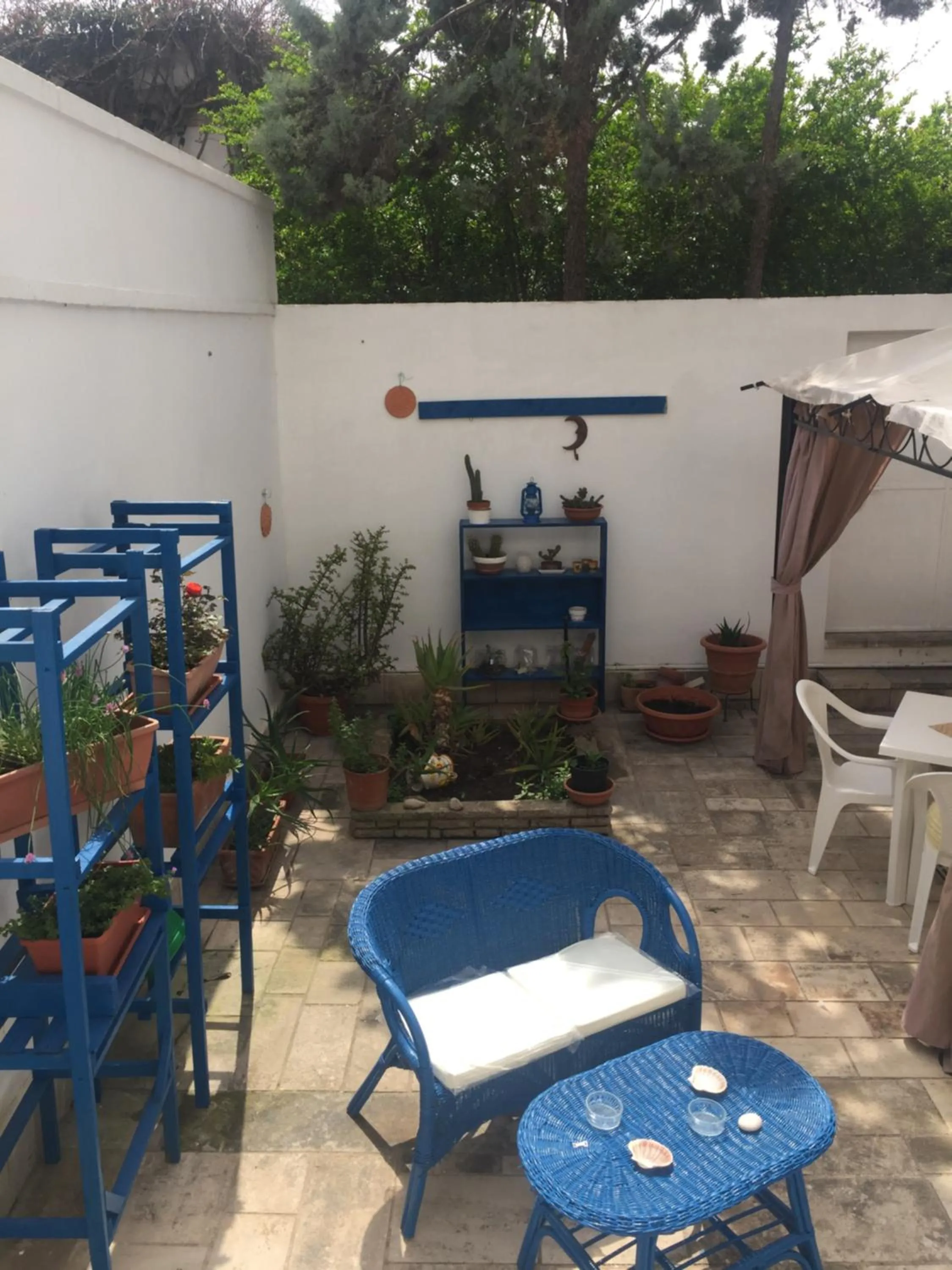 Garden view in A casa di Gio