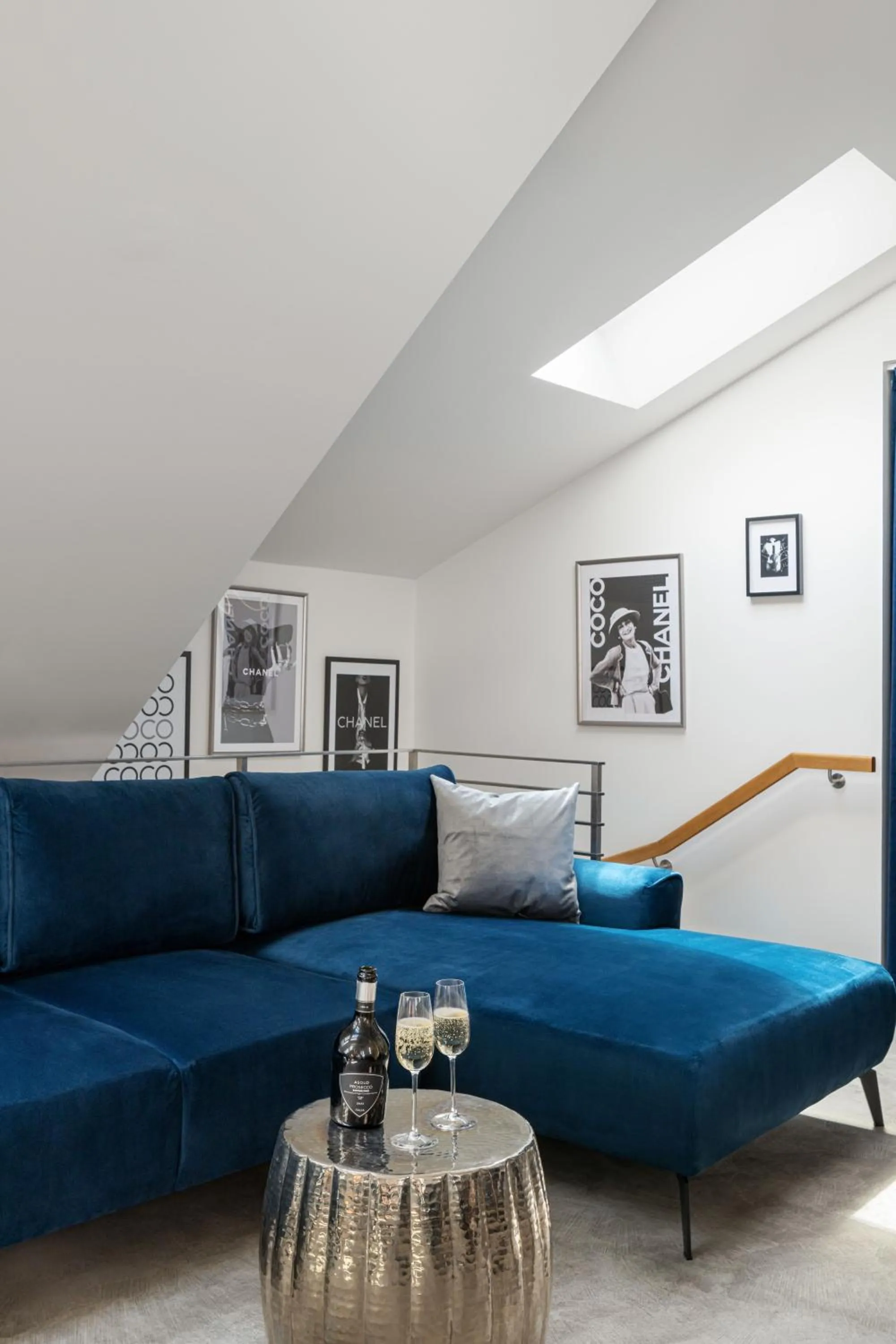 Living room in Coco Chanel Boutique Apartment by Goodnite cz