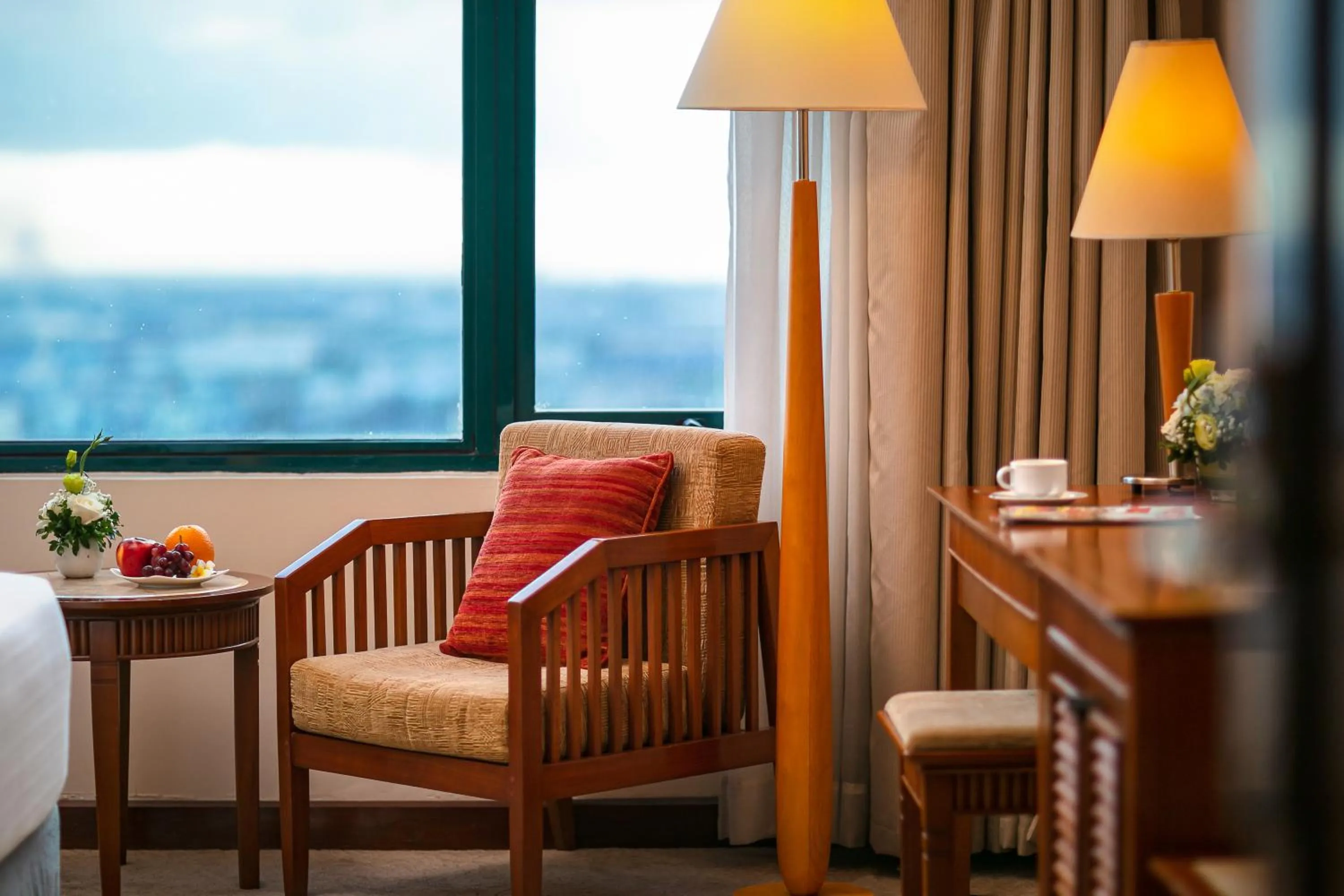 Living room in Nam Cuong Hai Duong Hotel