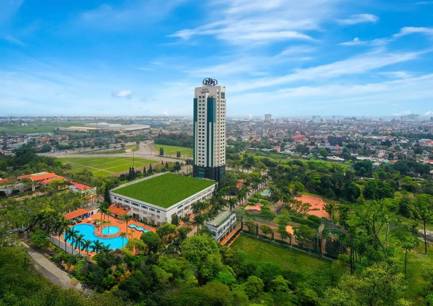 Bird's eye view in Nam Cuong Hai Duong Hotel