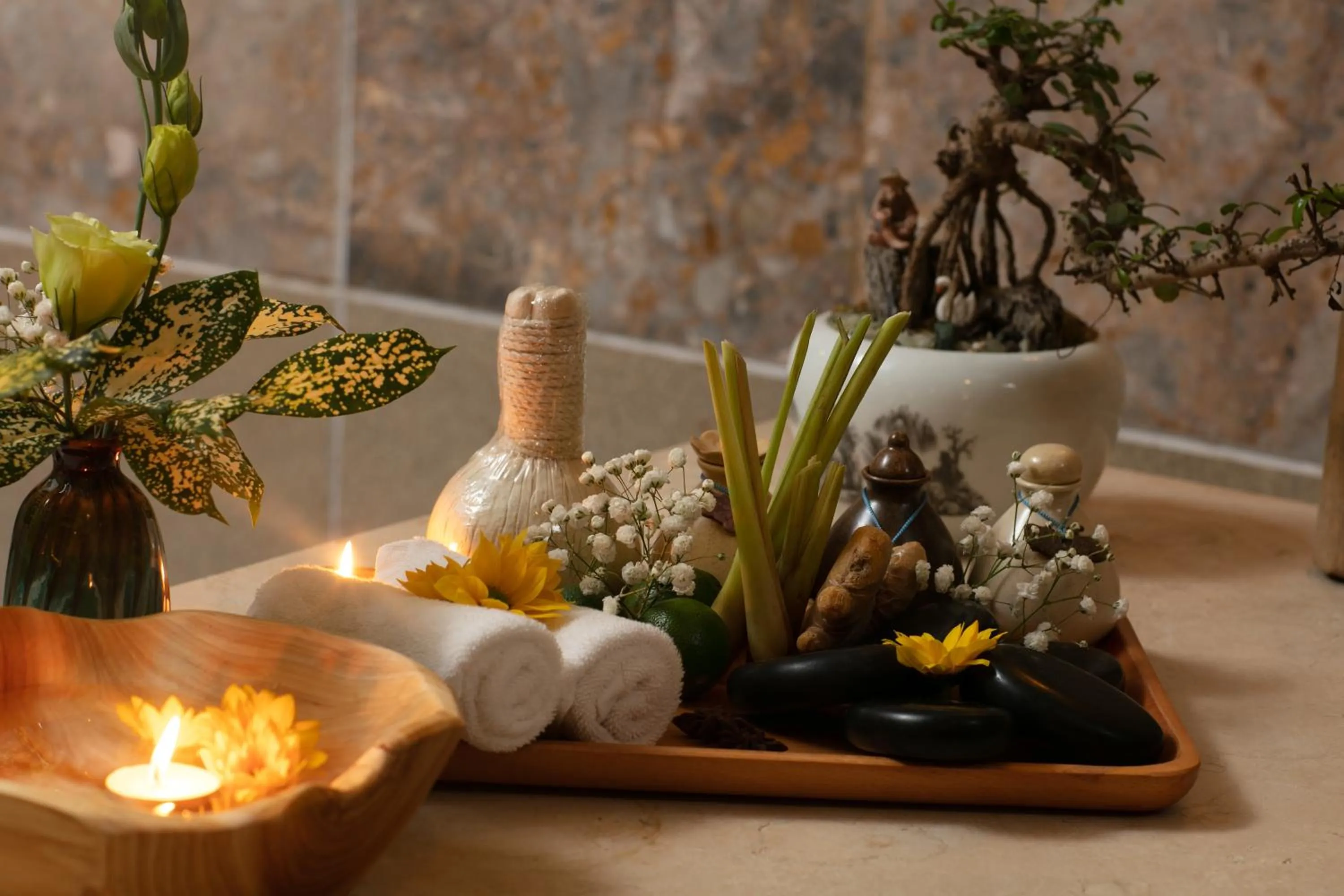 Hot Spring Bath in Nam Cuong Hai Duong Hotel