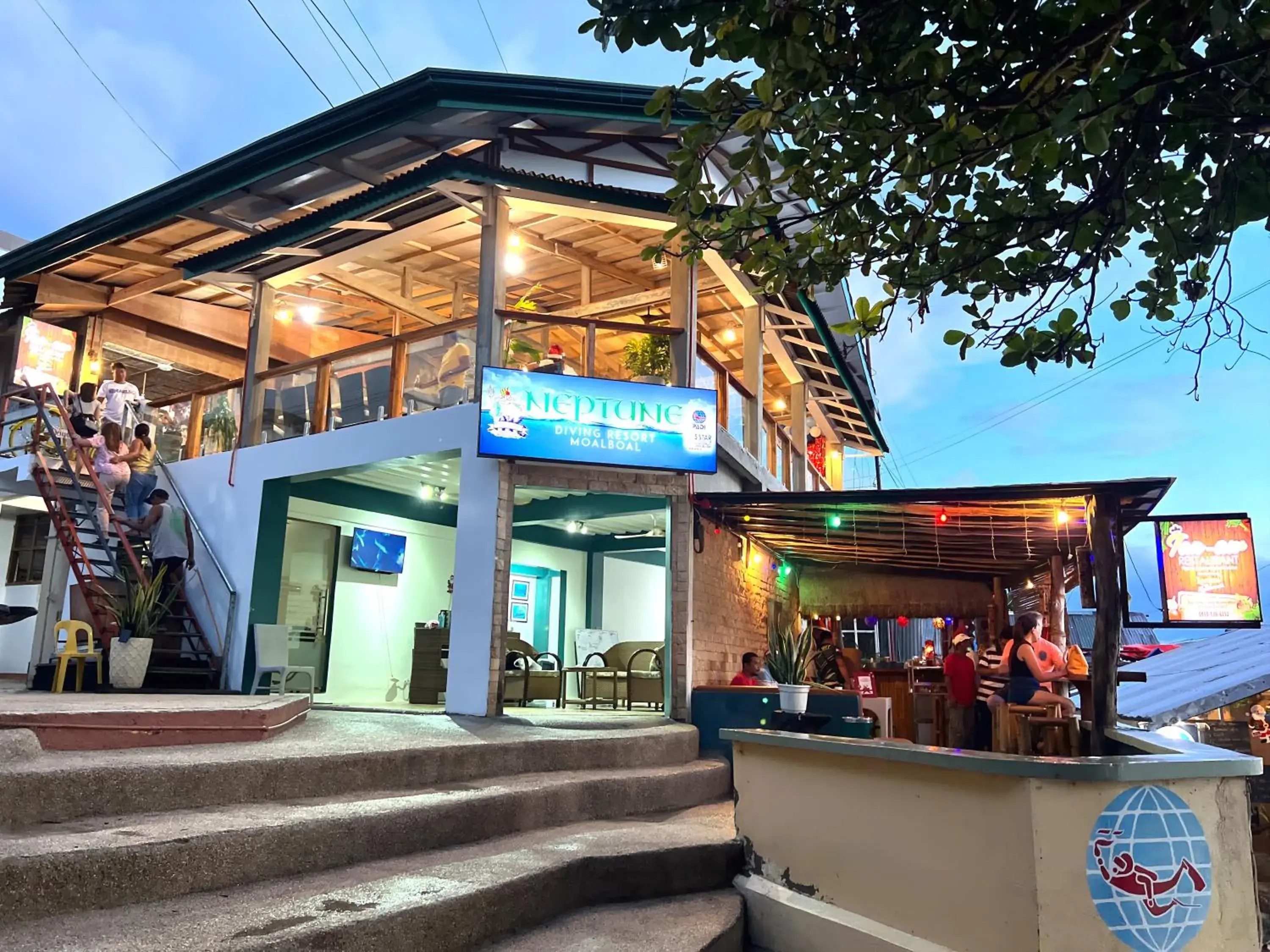 Property building in Neptune Diving Resort Moalboal Property building in Neptune Diving Resort Moalboal