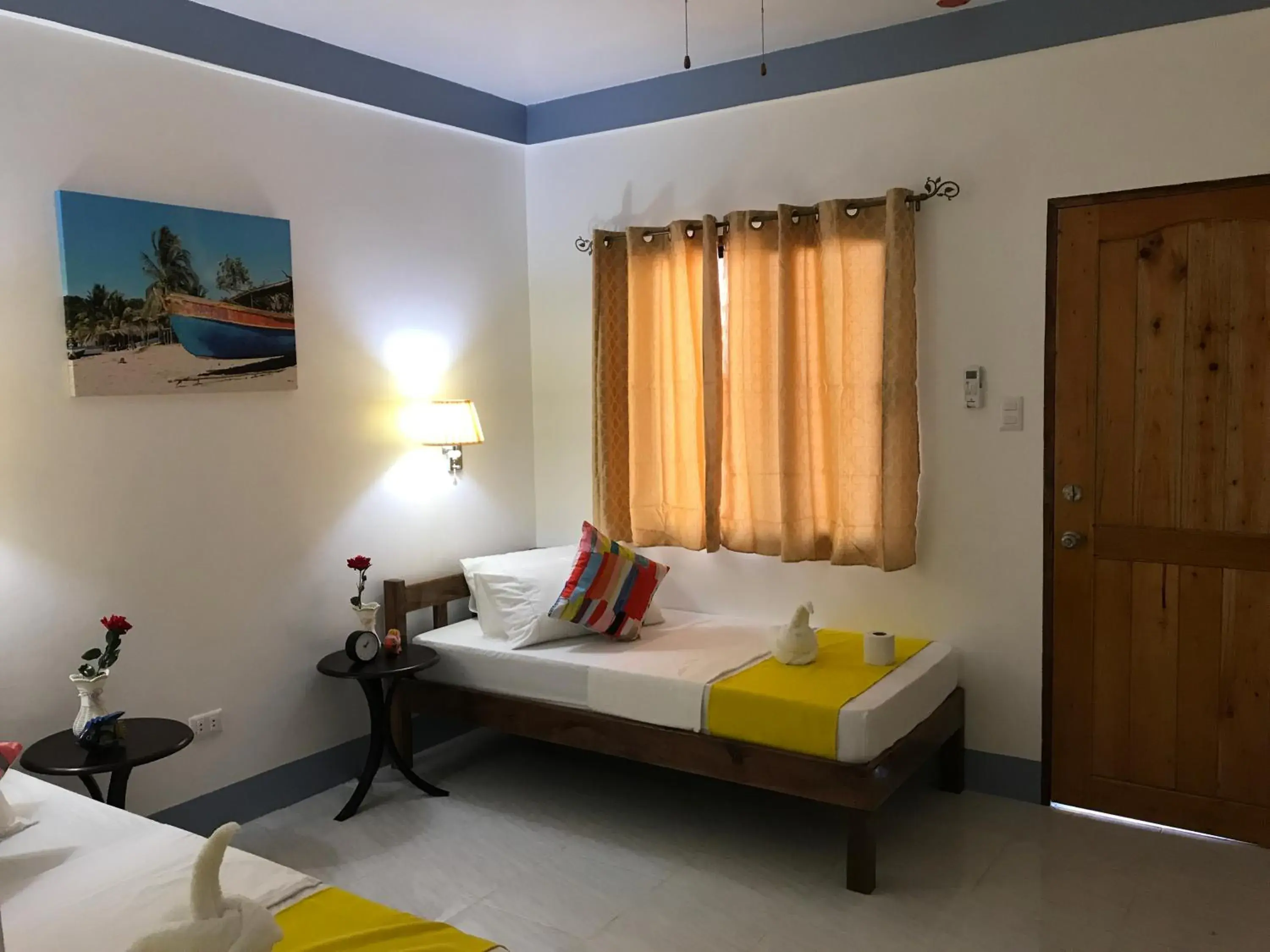 Bed in Neptune Diving Resort Moalboal Bed in Neptune Diving Resort Moalboal