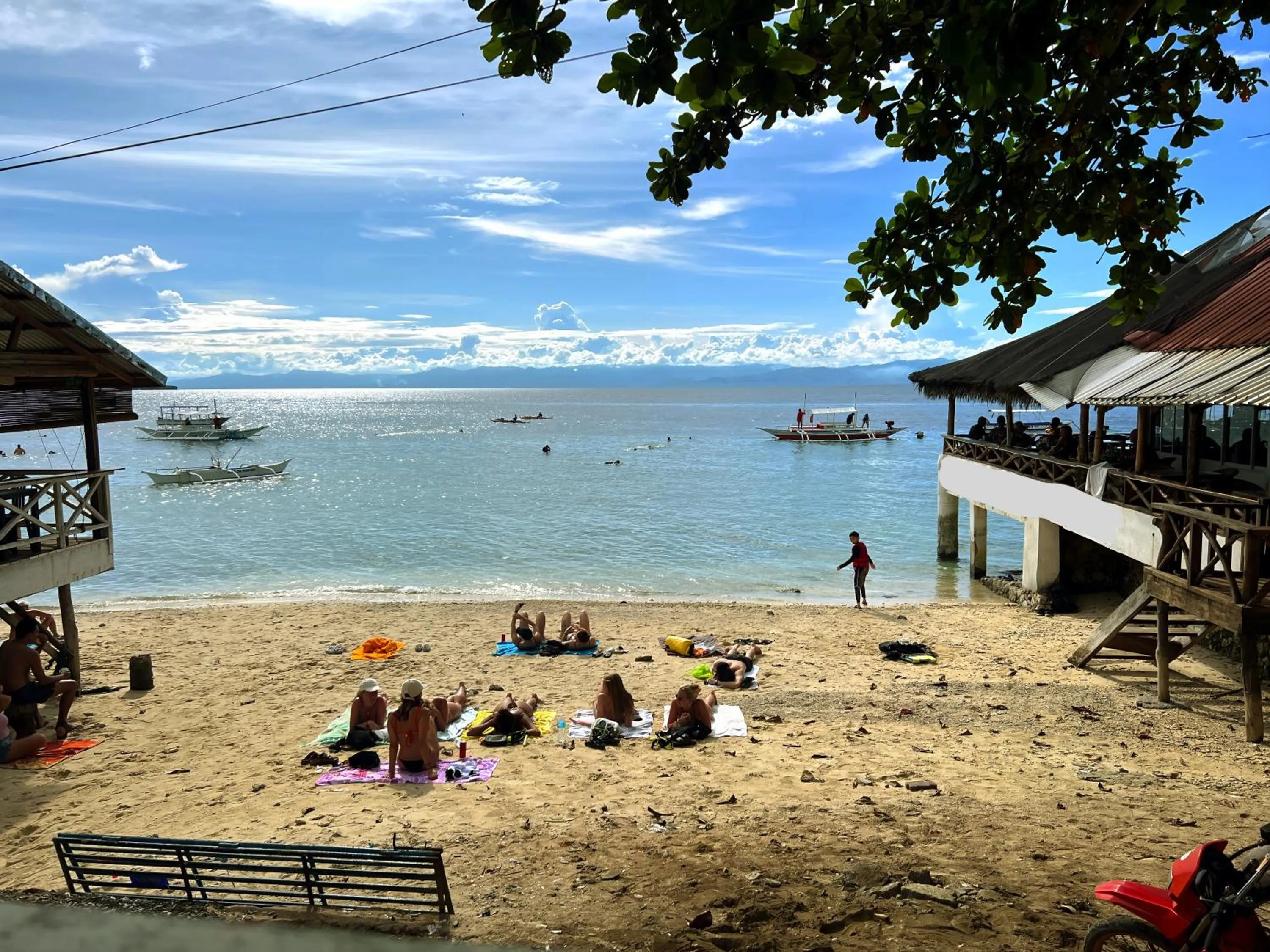 Beach in Neptune Diving Resort Moalboal