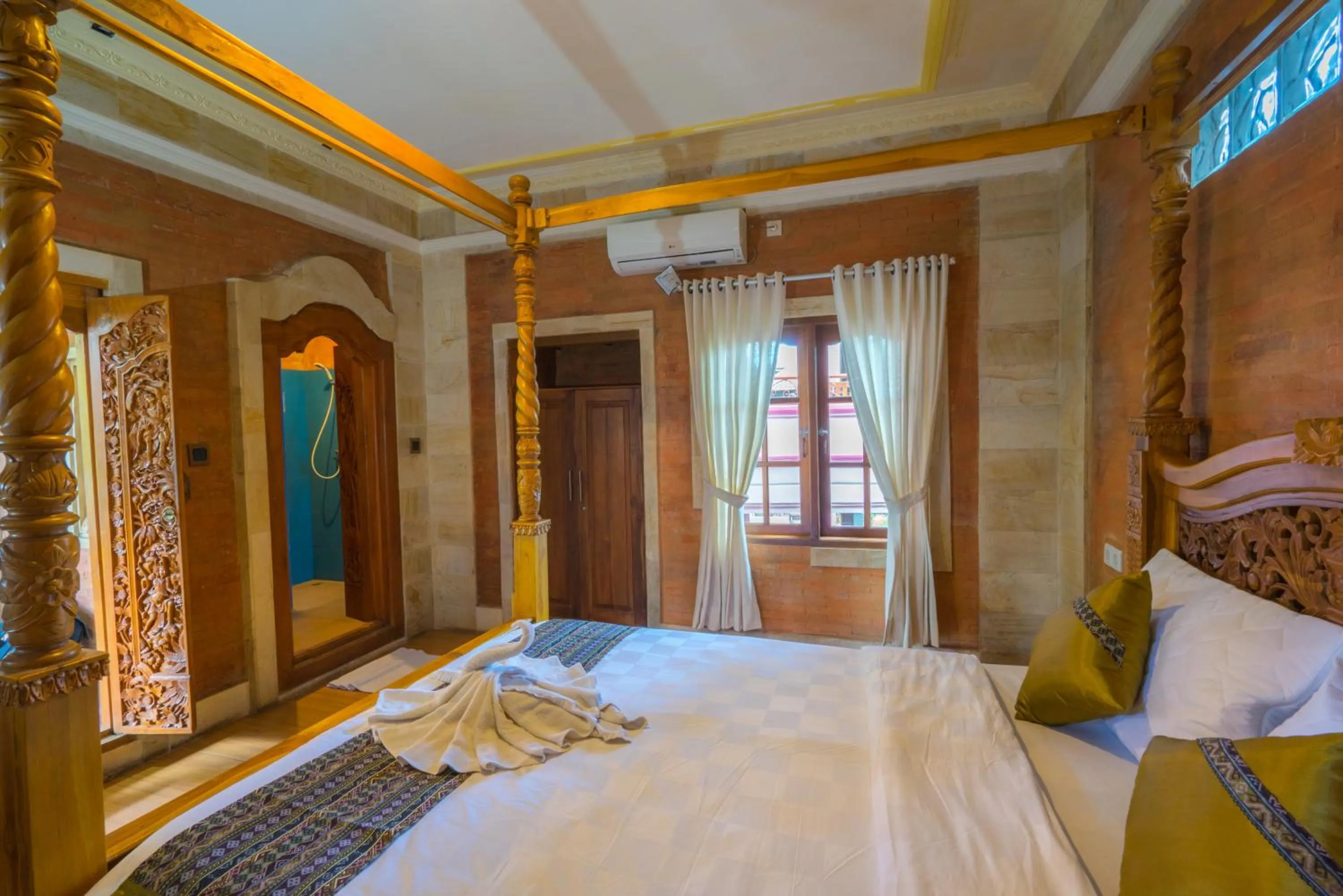 Bedroom, Bed in Sania's House