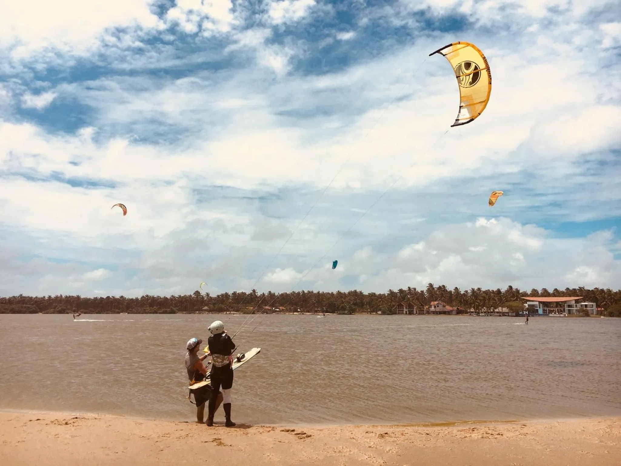 Beach in Wind Blend Kite Resort