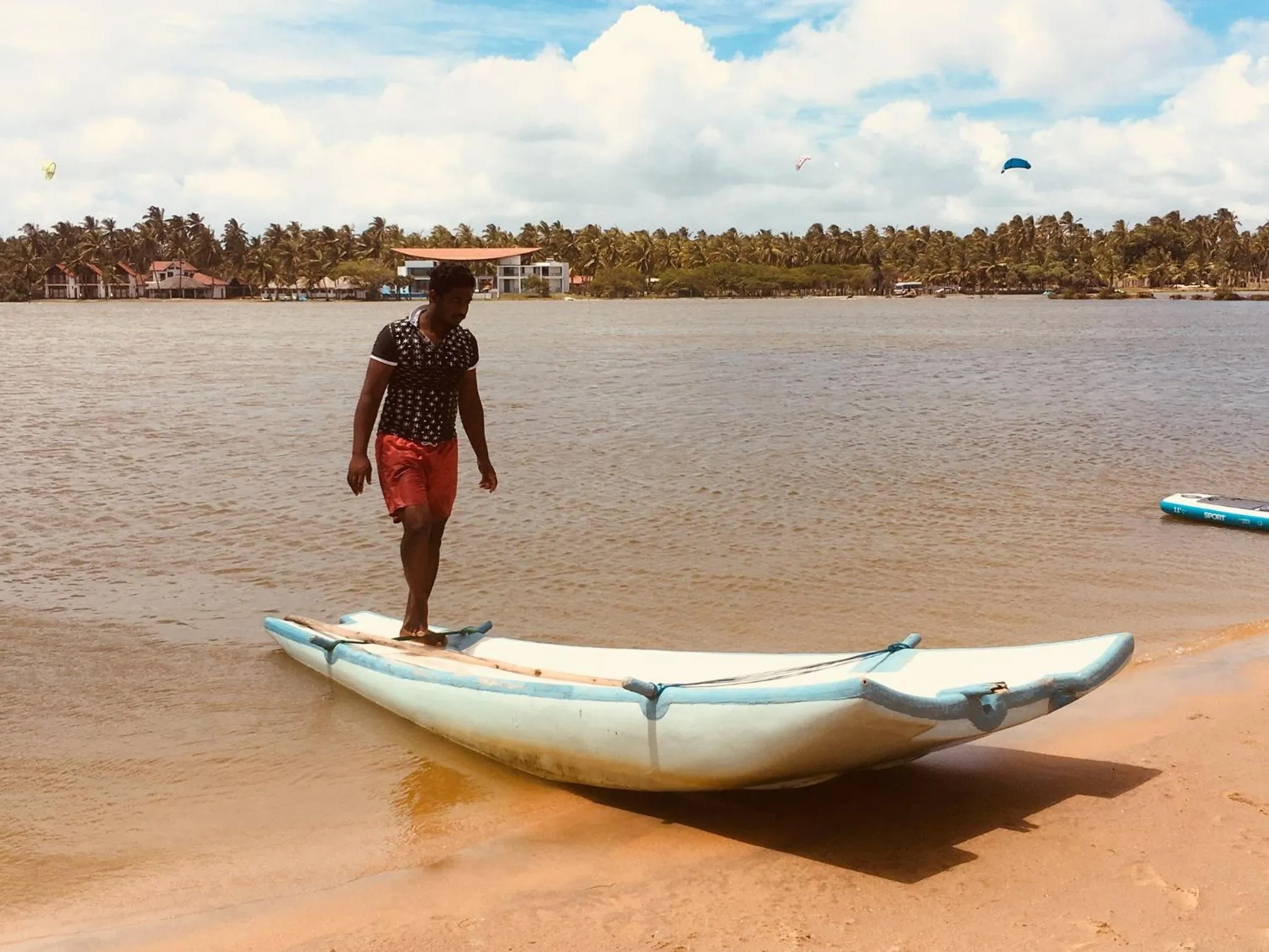 Beach in Wind Blend Kite Resort