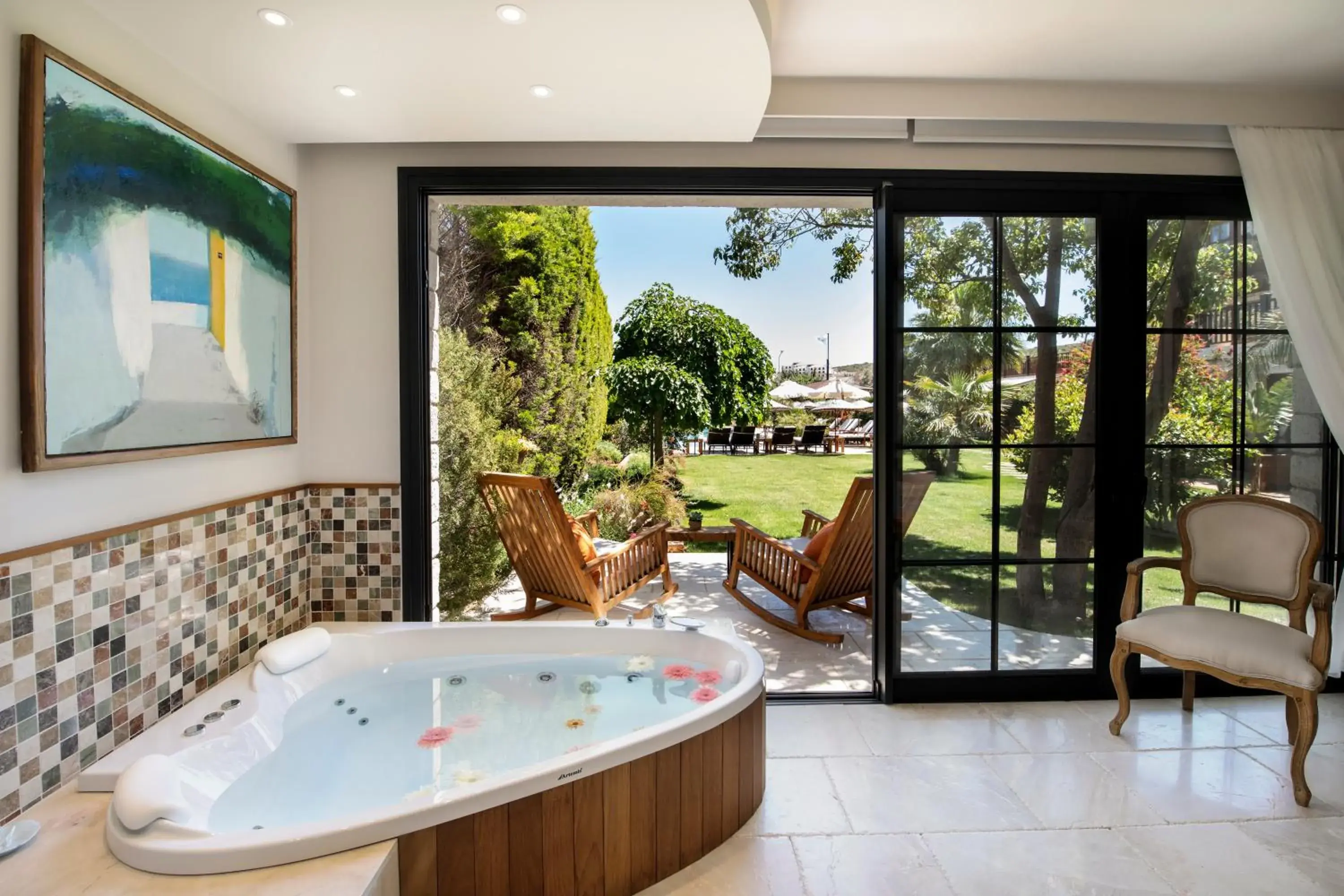 Jacuzzi Suite with Garden View in Alacati Kapari Hotel - Special Category Jacuzzi Suite with Garden View in Alacati Kapari Hotel - Special Category
