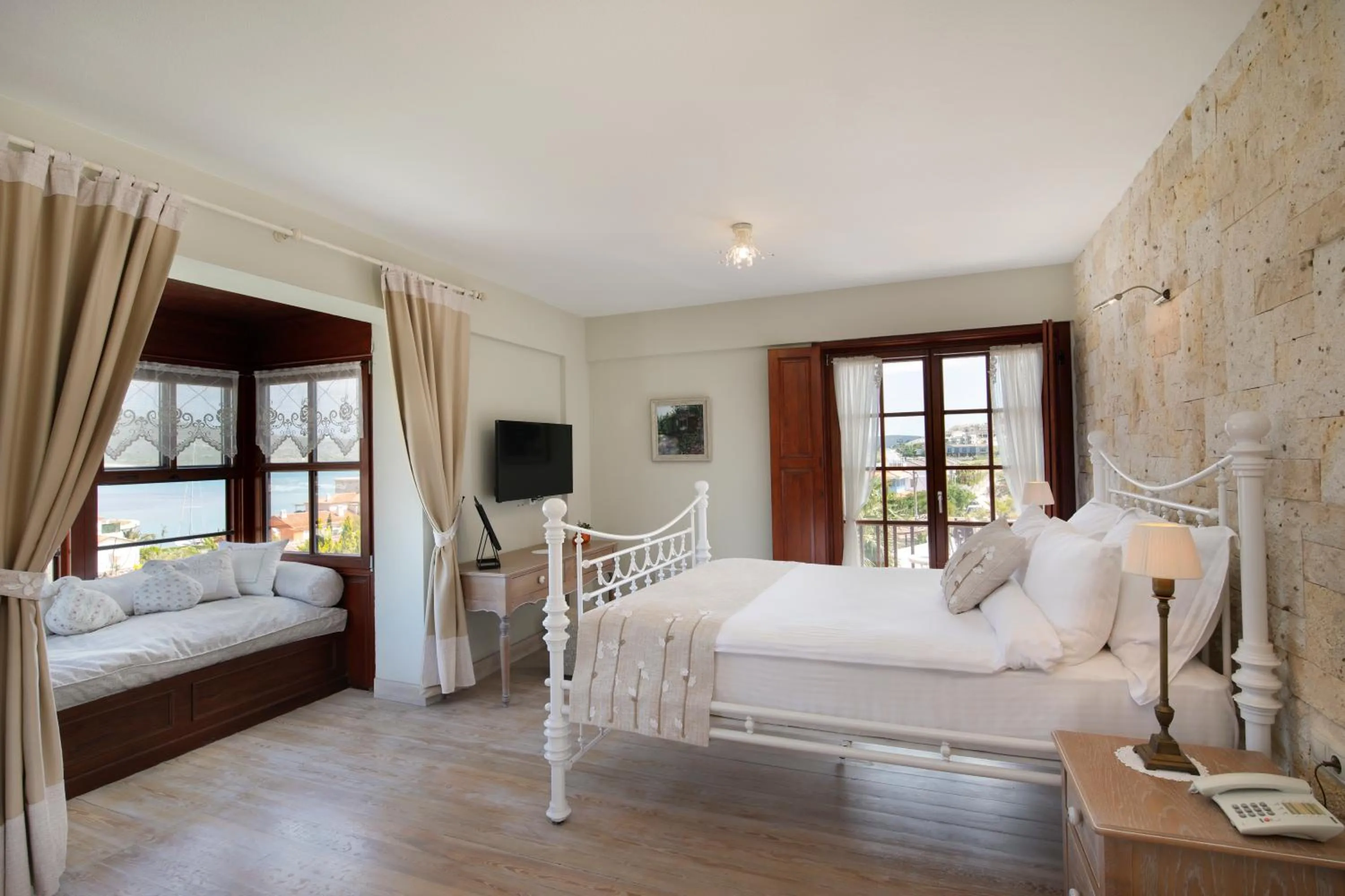 Bed in Alacati Kapari Hotel - Special Category