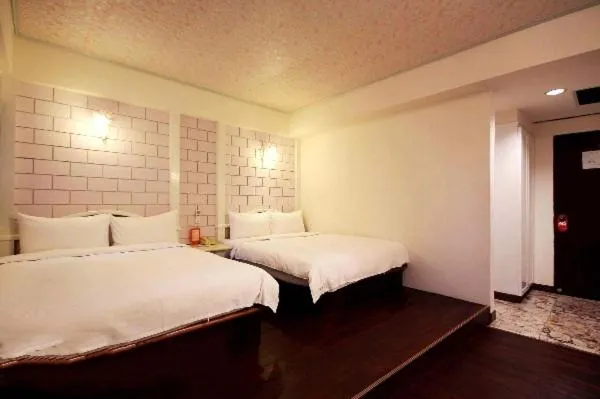 Bed in Traveler Hotel Taitung