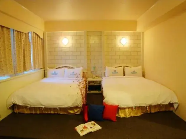 Bed in Traveler Hotel Taitung Bed in Traveler Hotel Taitung