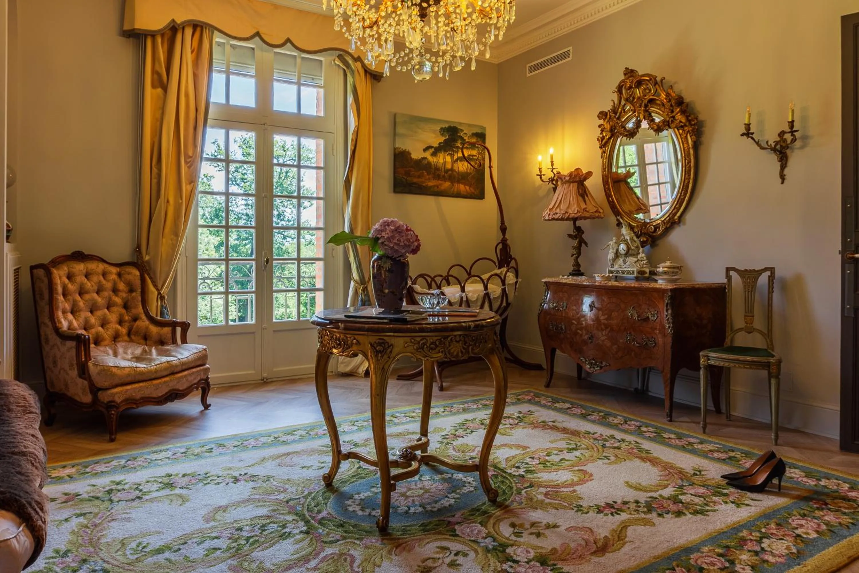 Seating area in Castel Bois Marie, Maison d'hôtes