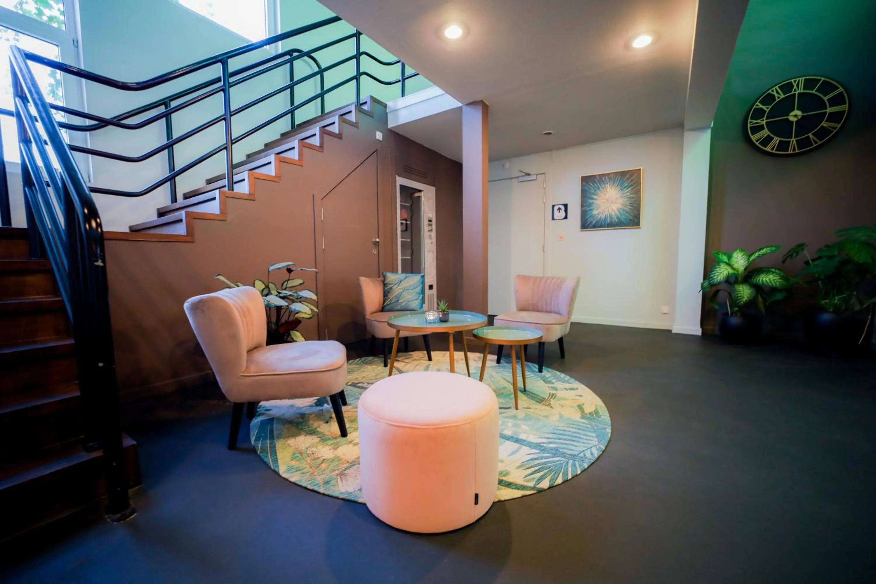 Lobby or reception in Travel Hotel Kruisem