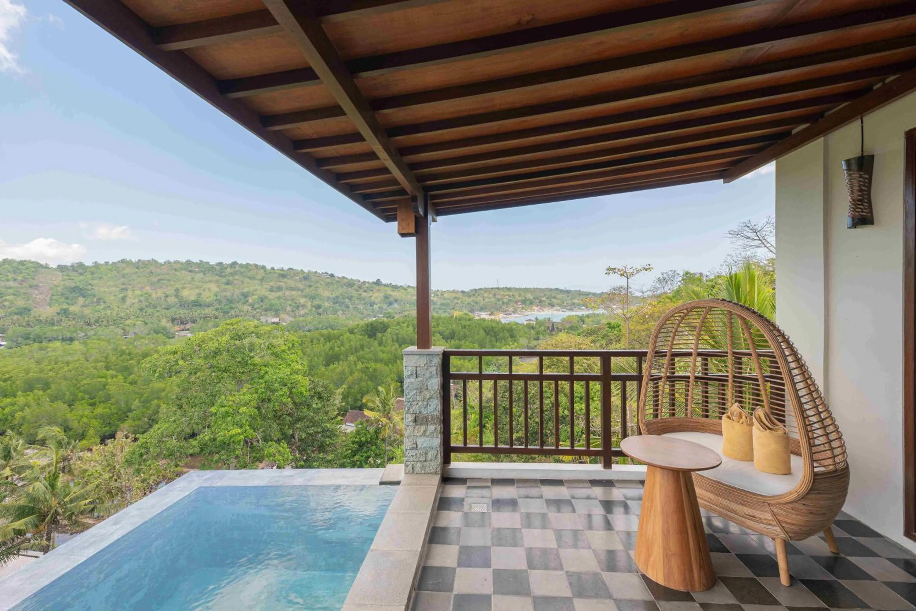 Swimming pool in The Acala Shri Sedana