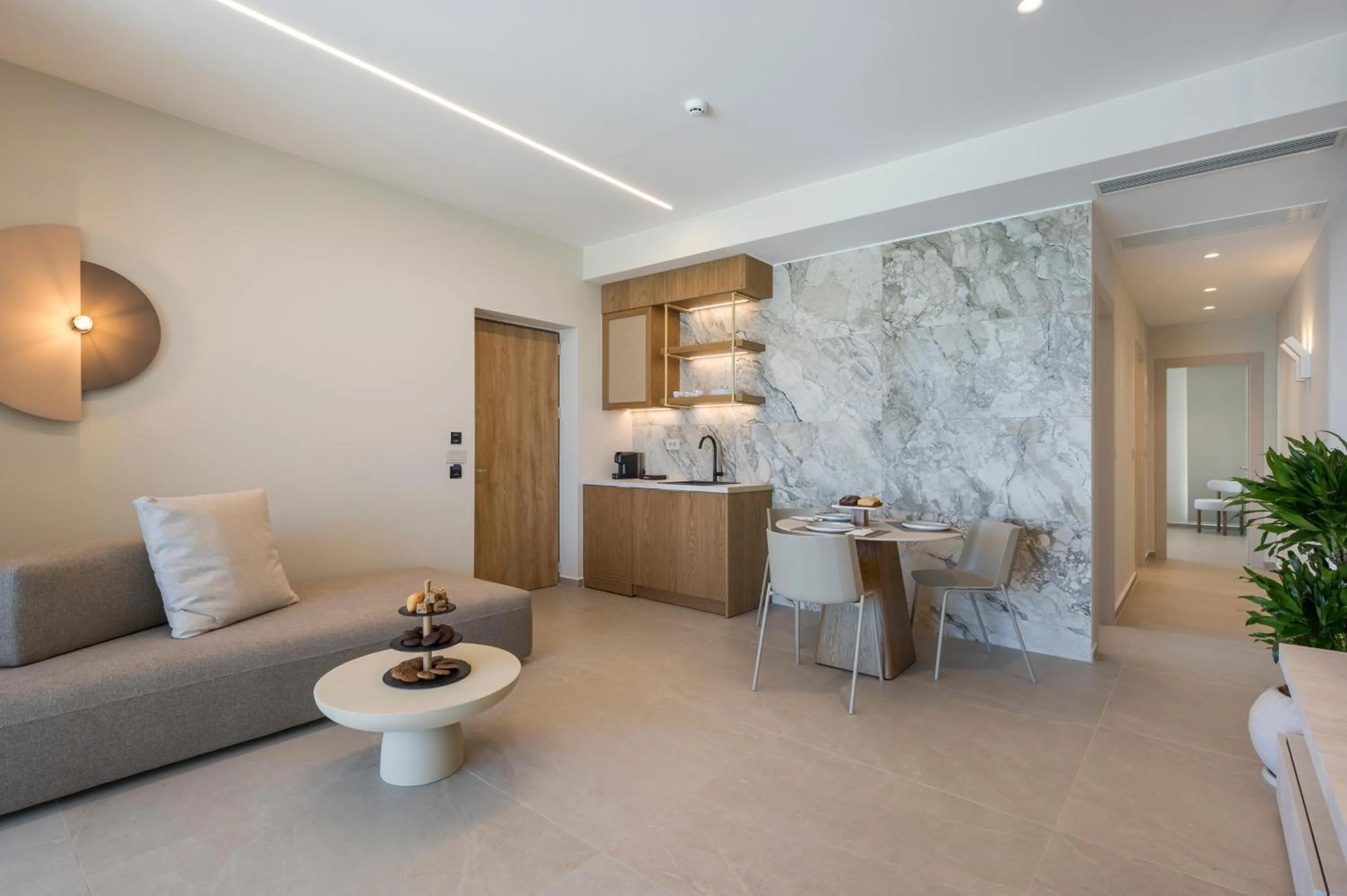 Living room in Marika Beach Hotel