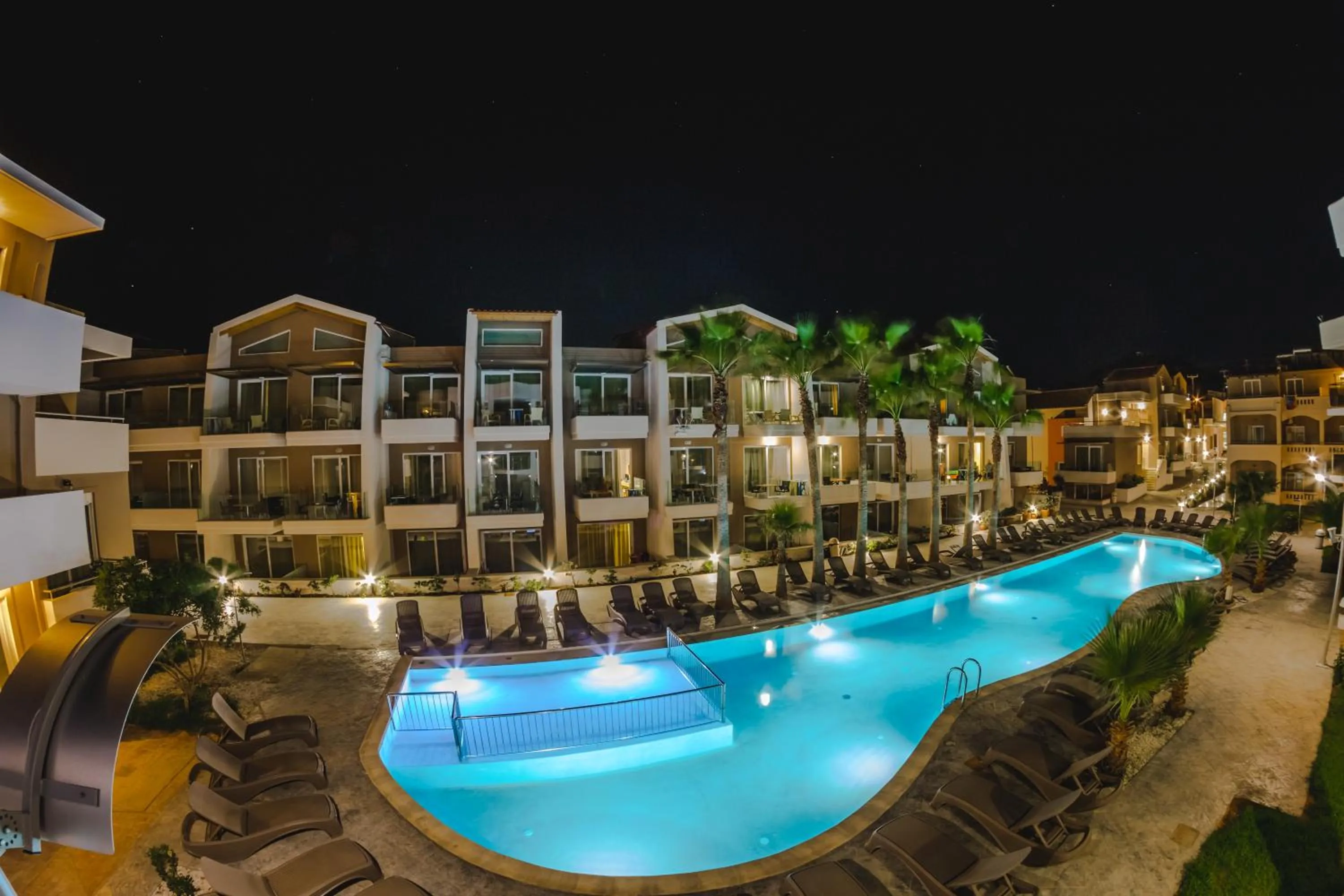 Patio in Marika Beach Hotel