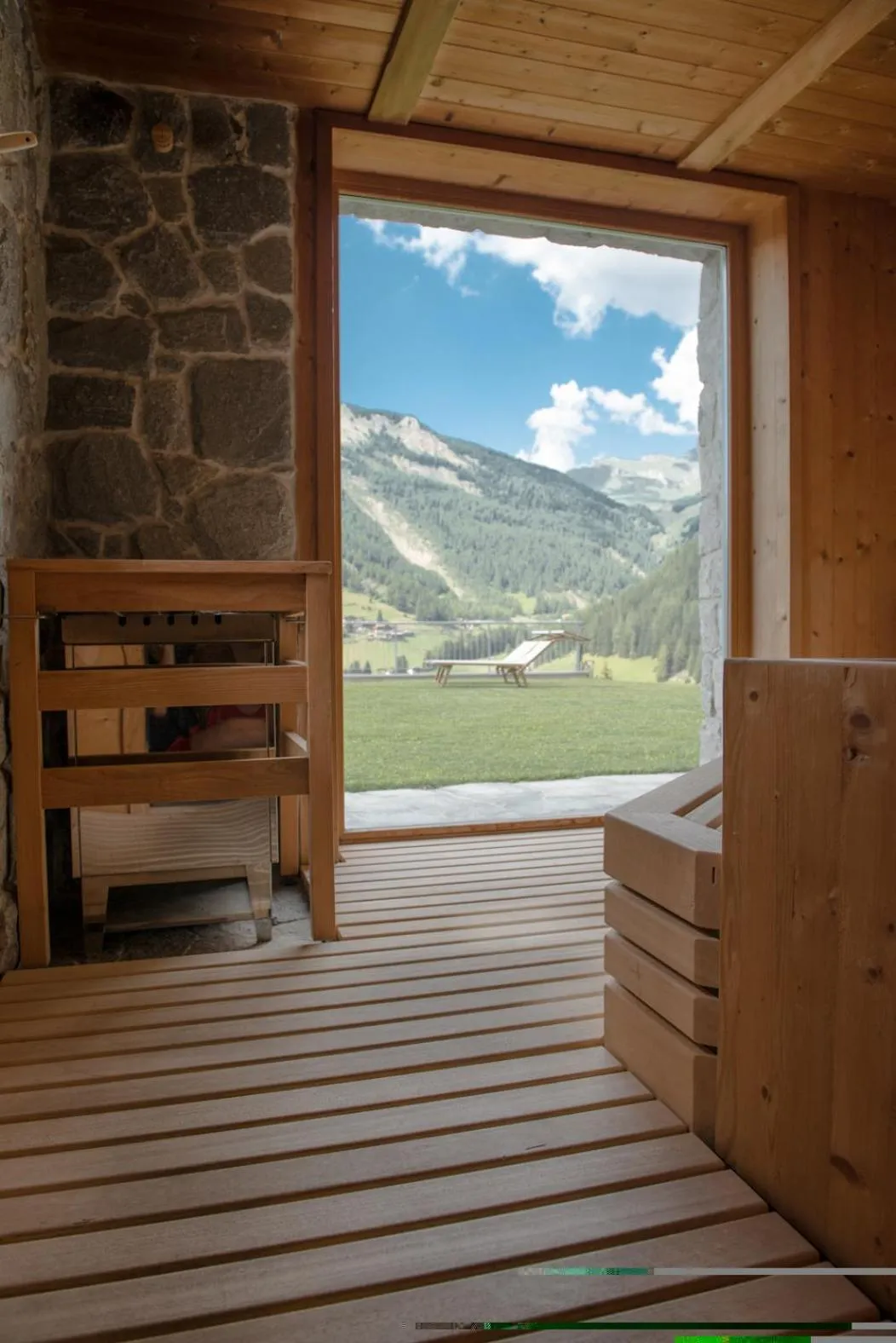 Sauna in Hotel Chalet Dlaces