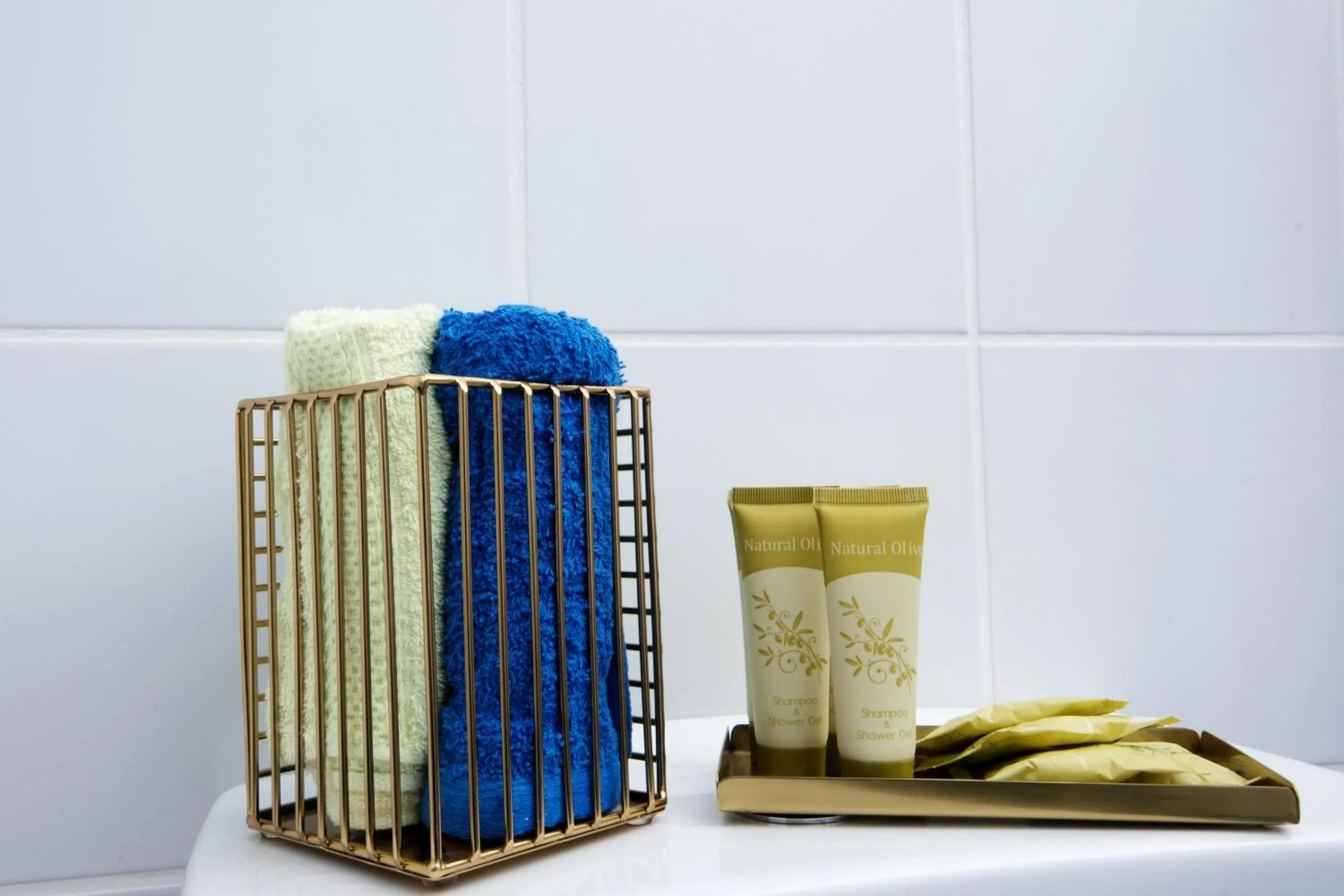 Bathroom in Hotel Vlassis