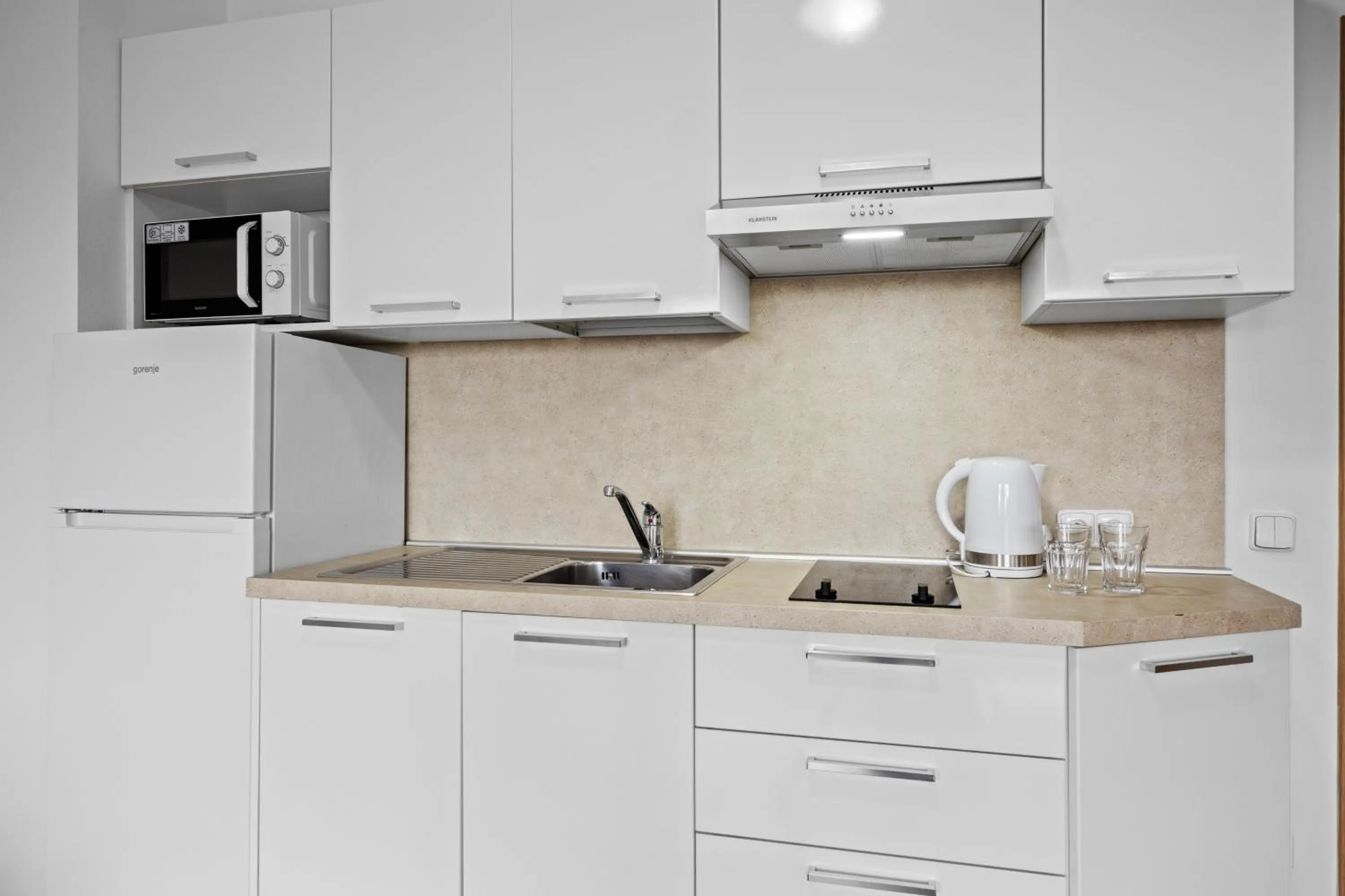 microwave in Prague City Residence