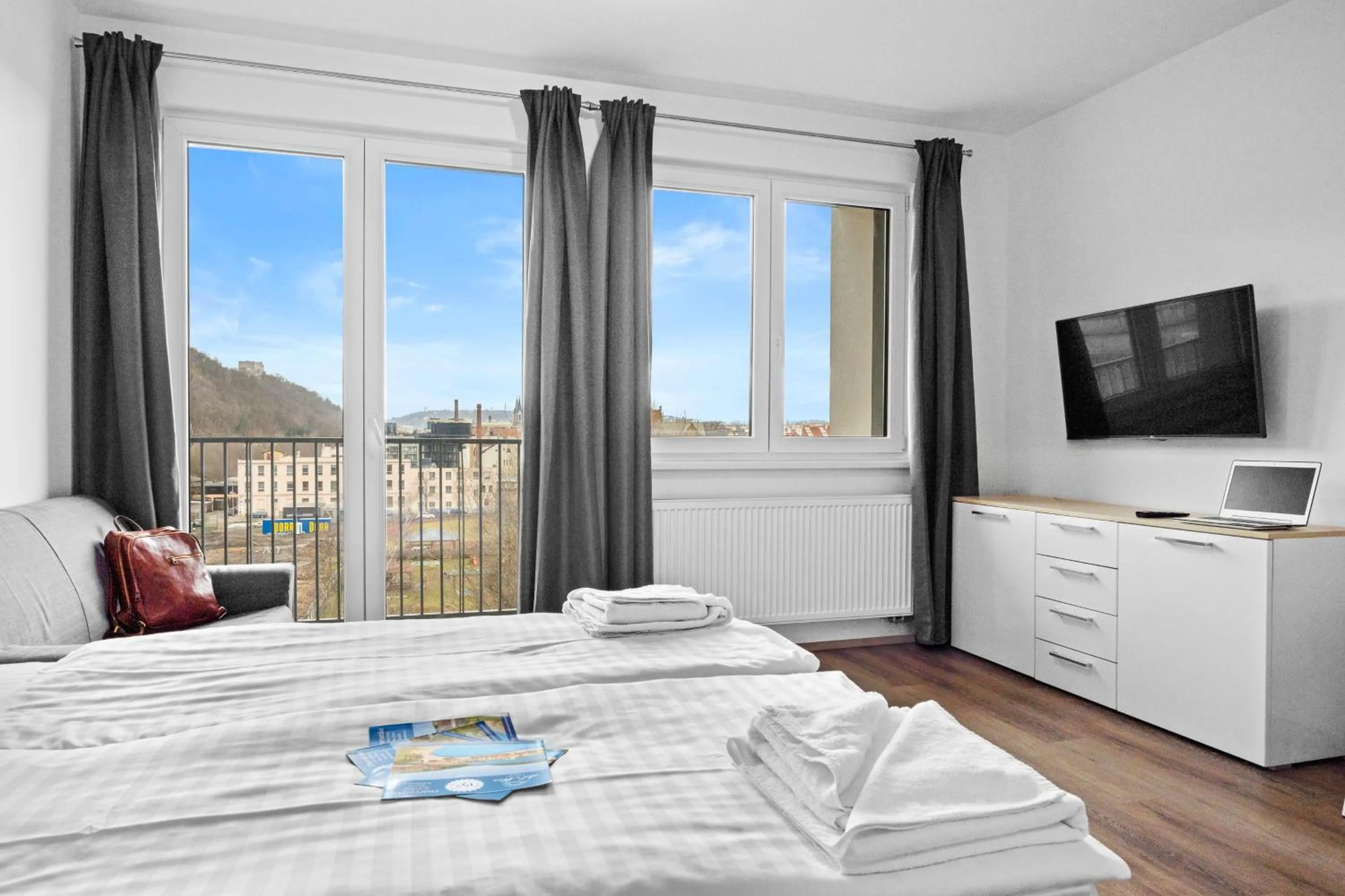 Bed in Prague City Residence