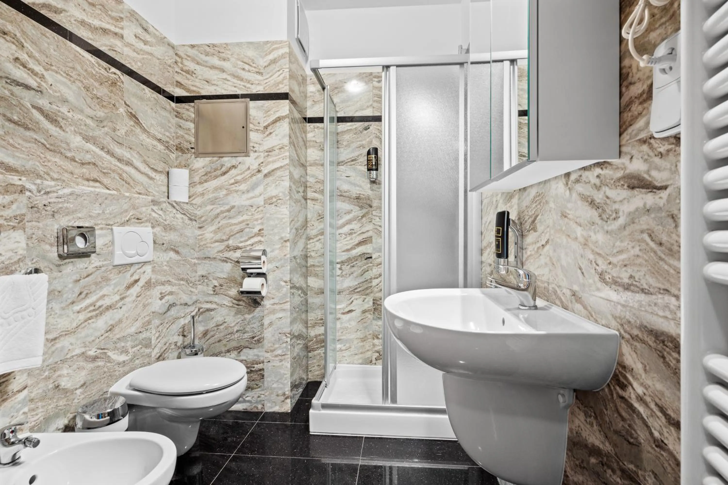 Shower in Prague City Residence