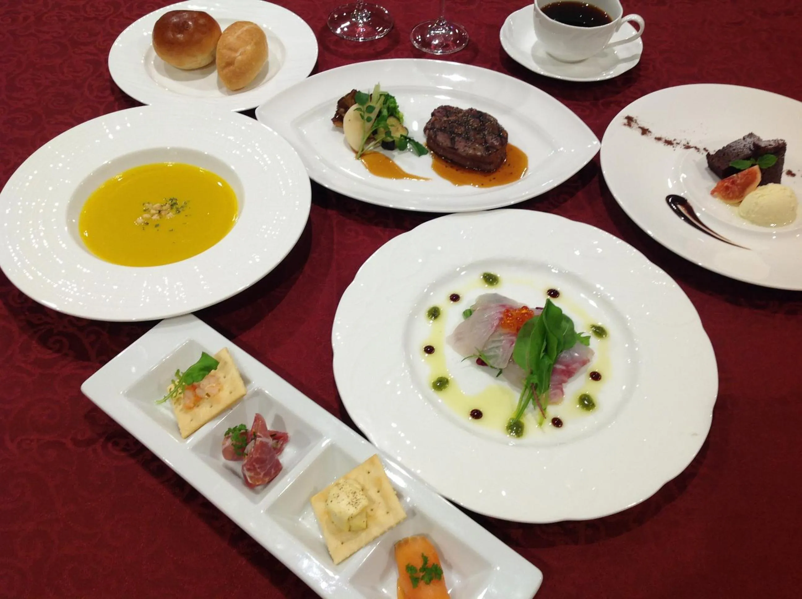 Dinner in Okayama Plaza Hotel