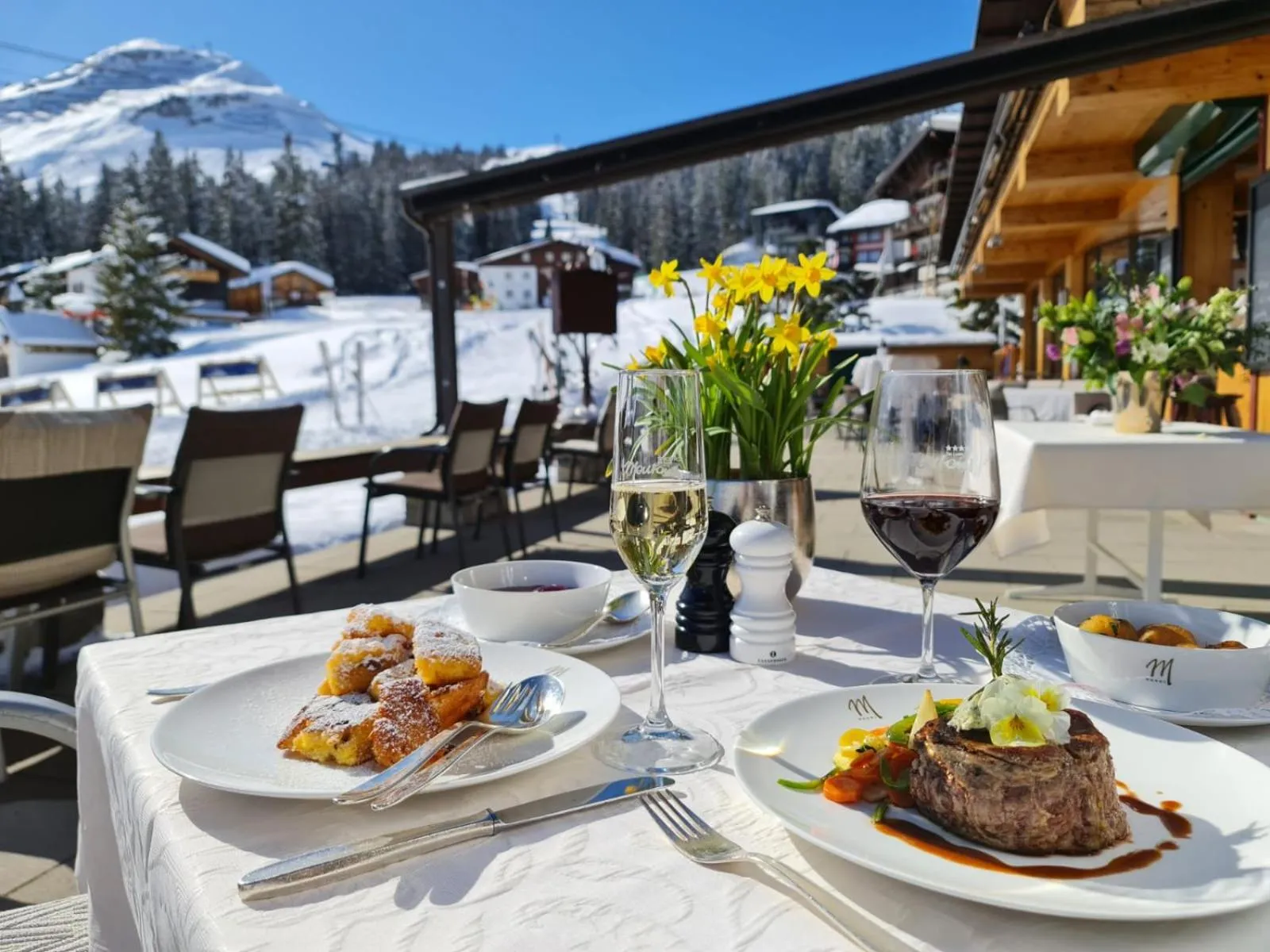 Restaurant/places to eat in Hotel & Chalet Montana