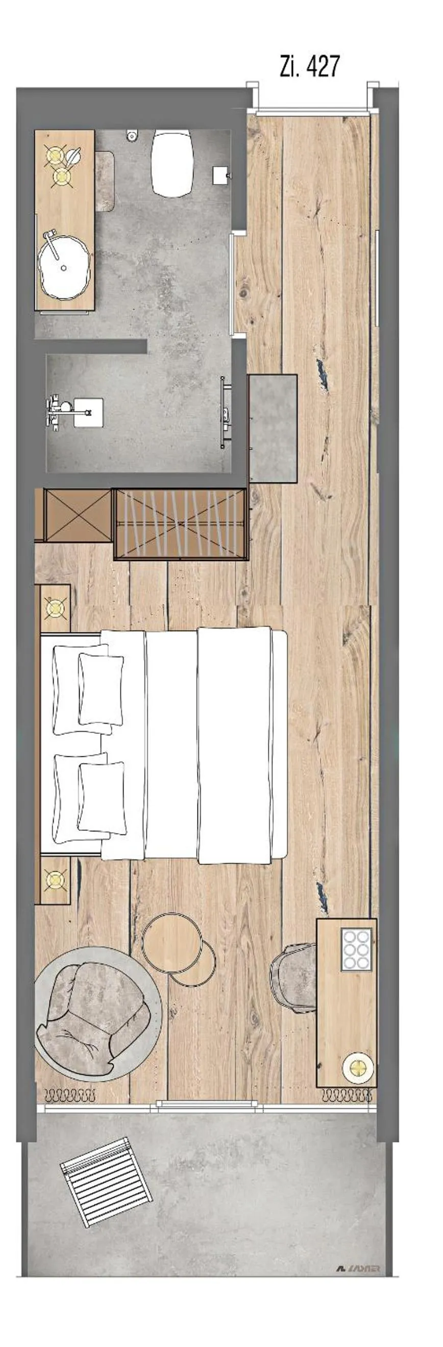 Floor plan in Hotel Zalwonder