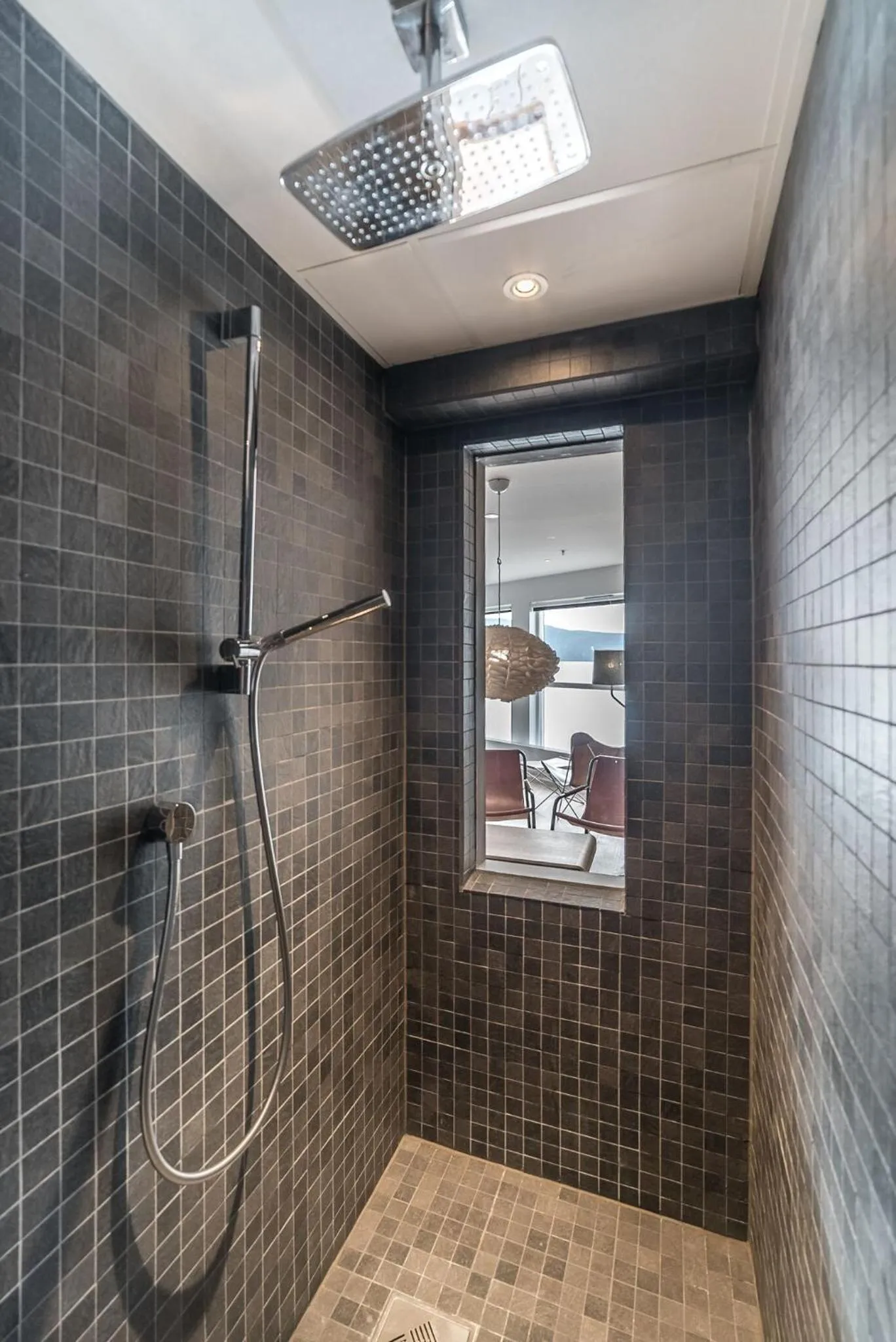 Shower in Malangen Resort