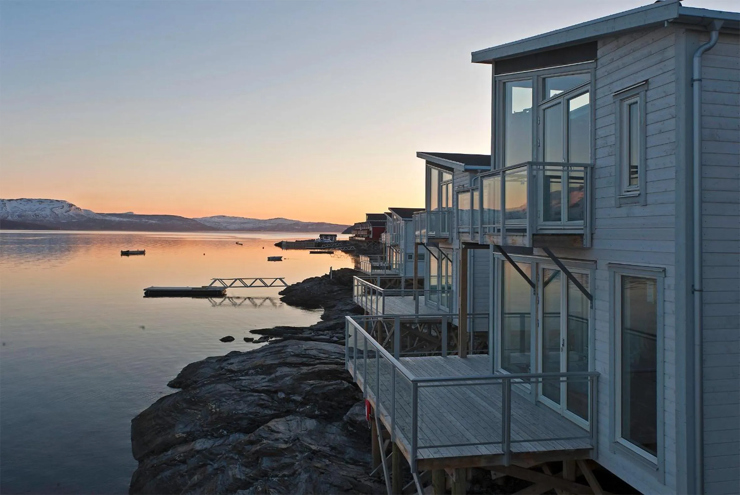 Facade/entrance in Malangen Resort