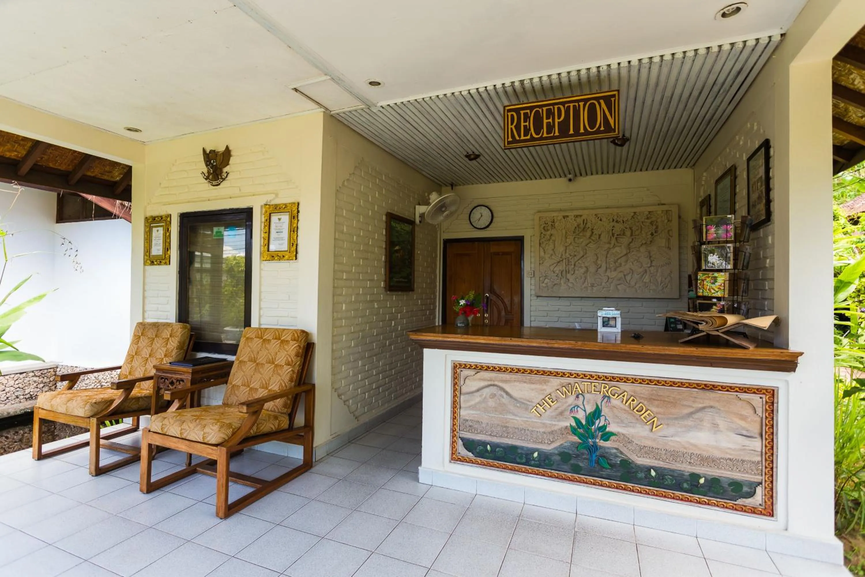 Lobby or reception in The Water Garden Hotel