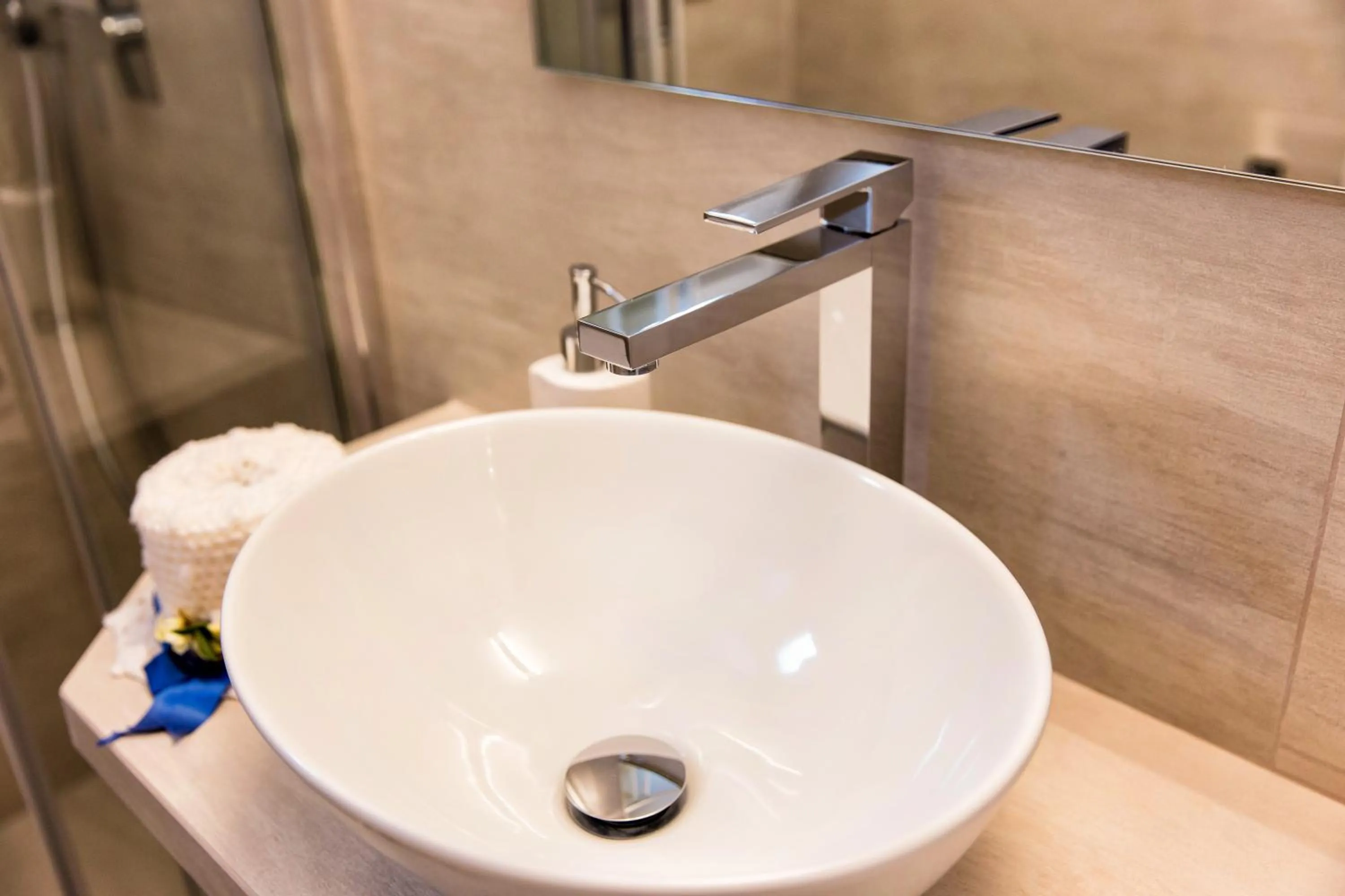 Bathroom in Panos Luxury Studios