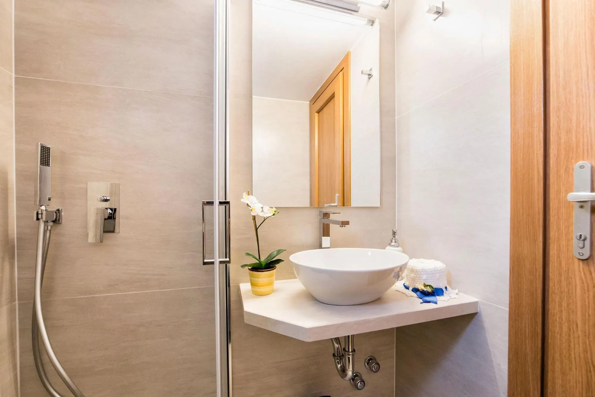 Bathroom in Panos Luxury Studios