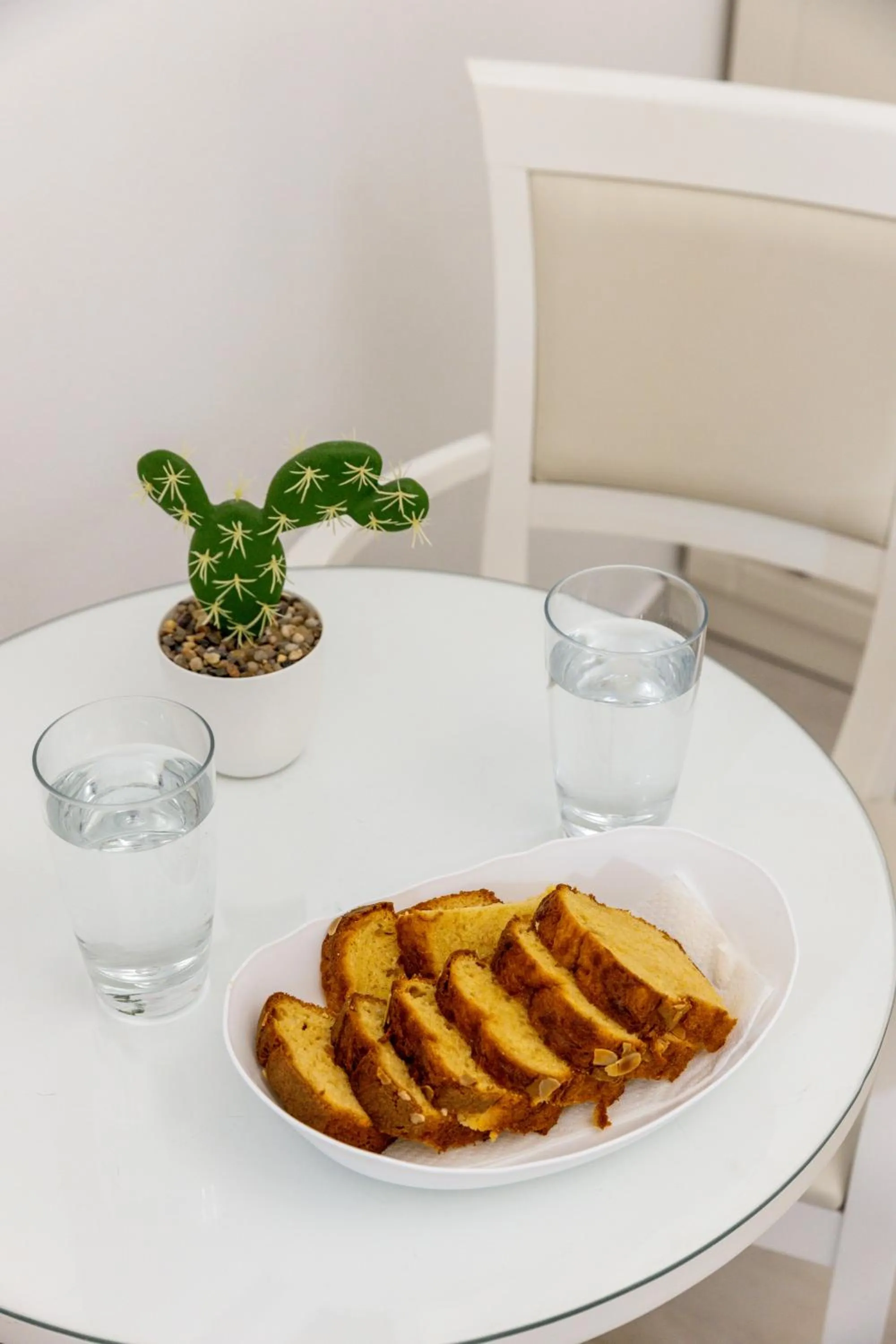 Continental breakfast in Panos Luxury Studios