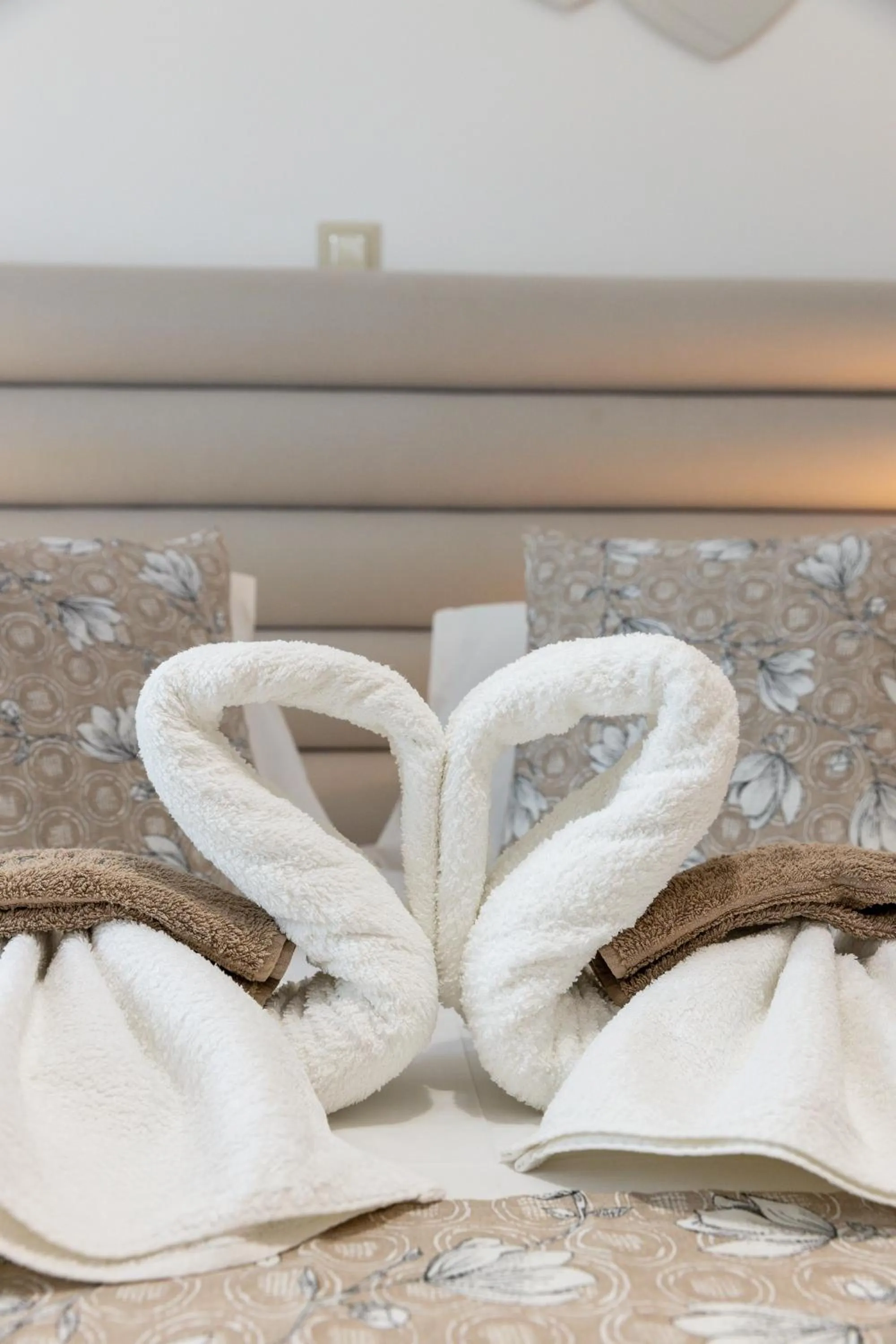 towels, Bed in Panos Luxury Studios