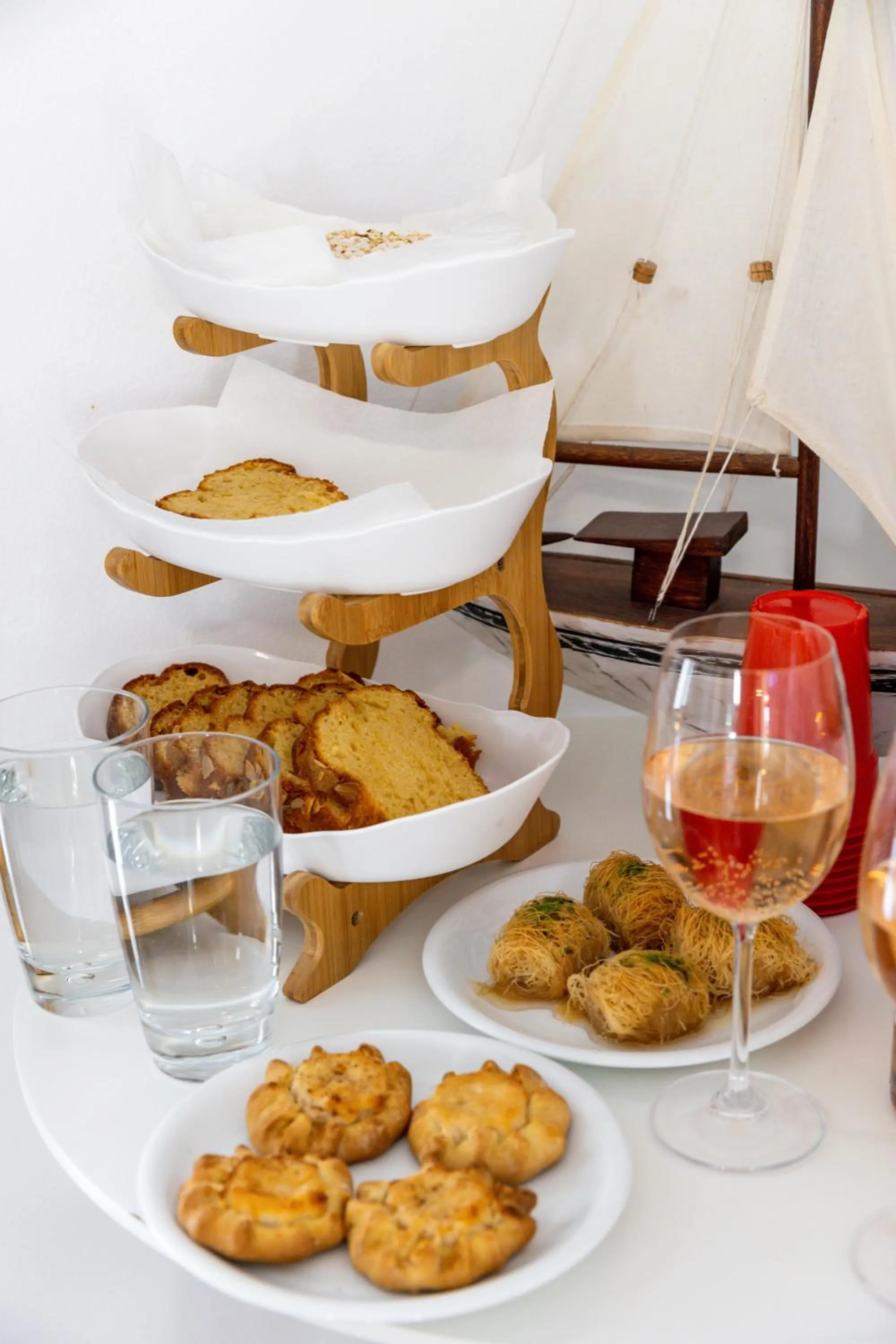 Breakfast in Panos Luxury Studios