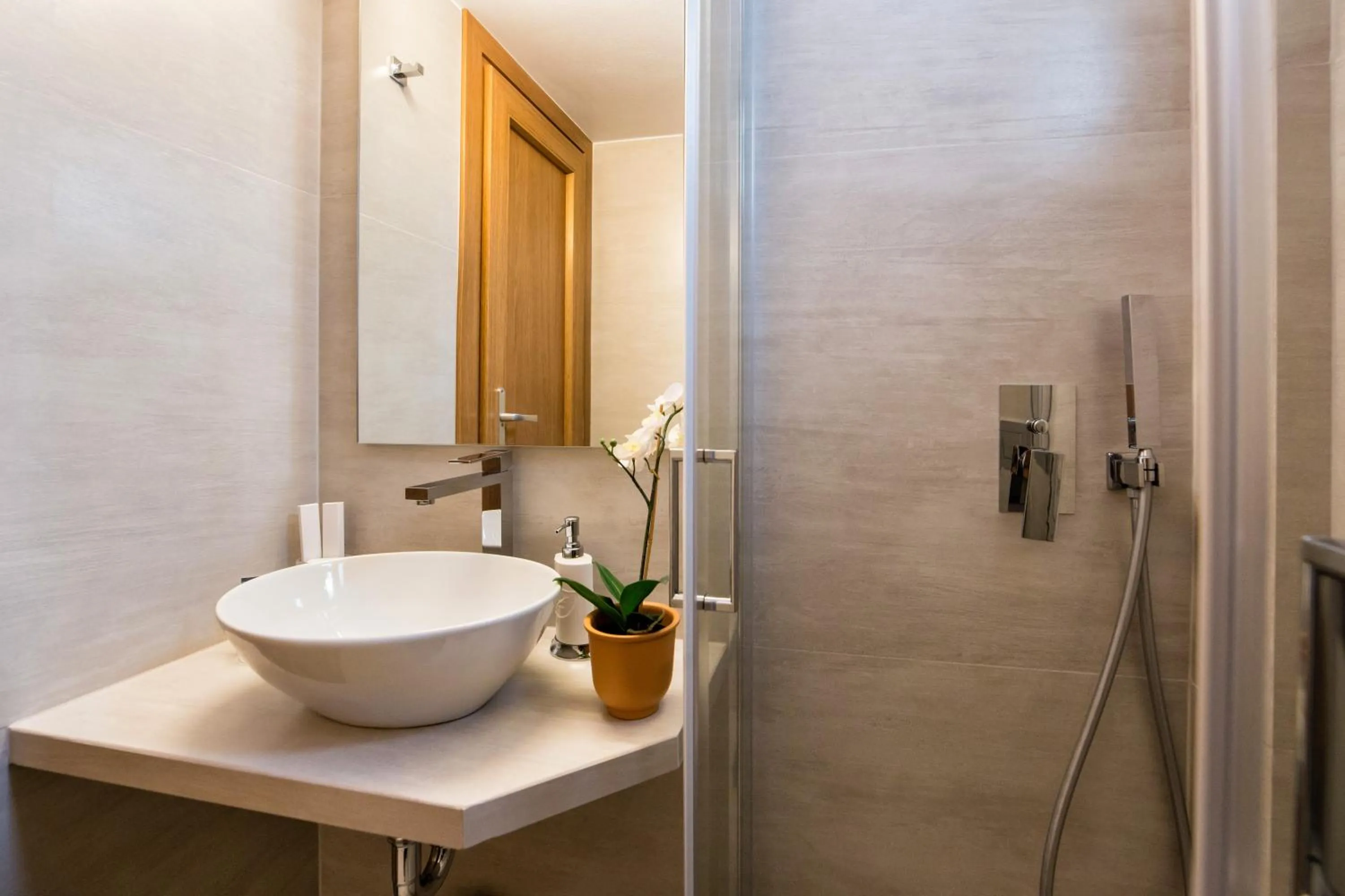 Bathroom in Panos Luxury Studios