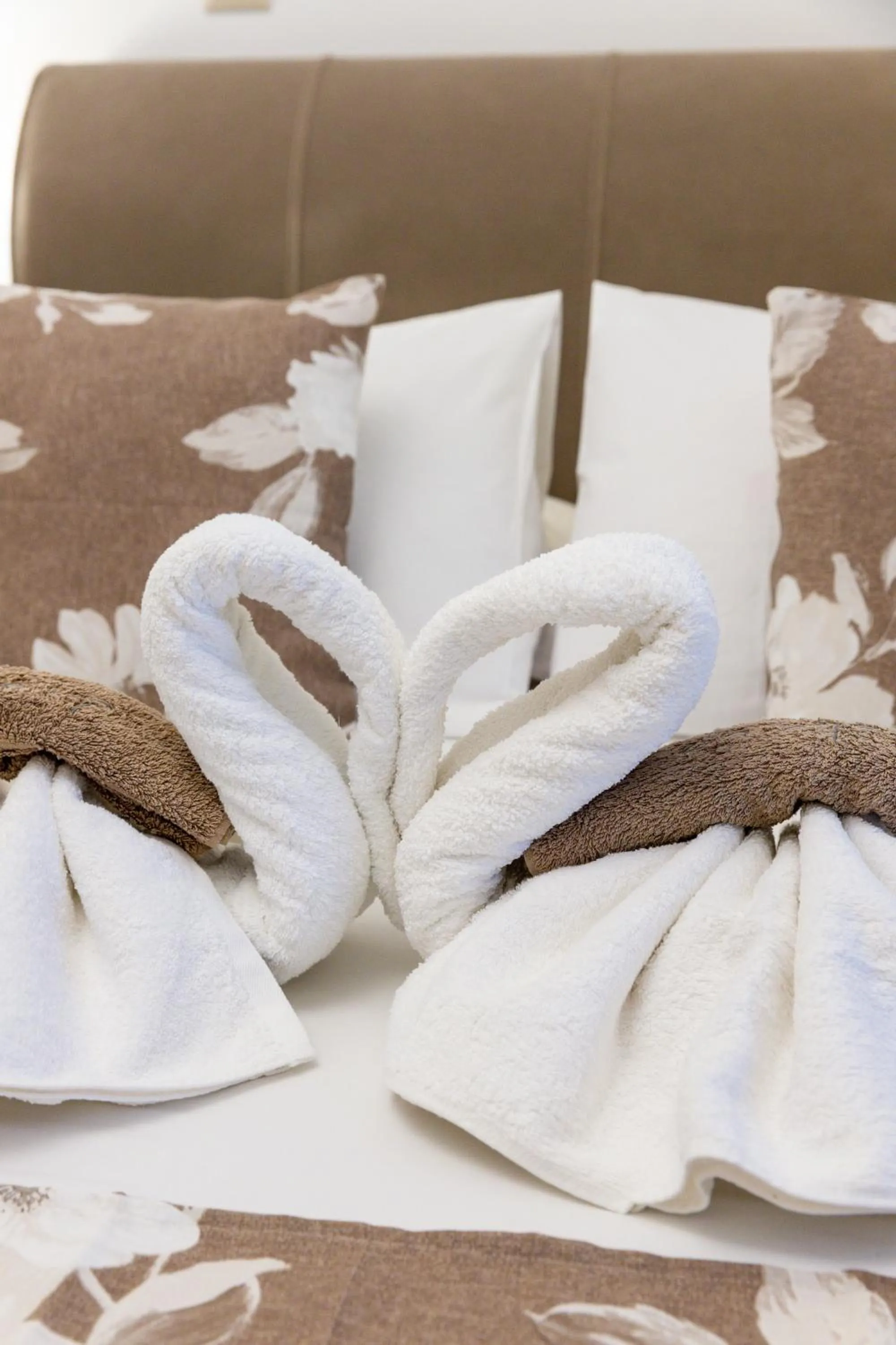 towels, Bed in Panos Luxury Studios