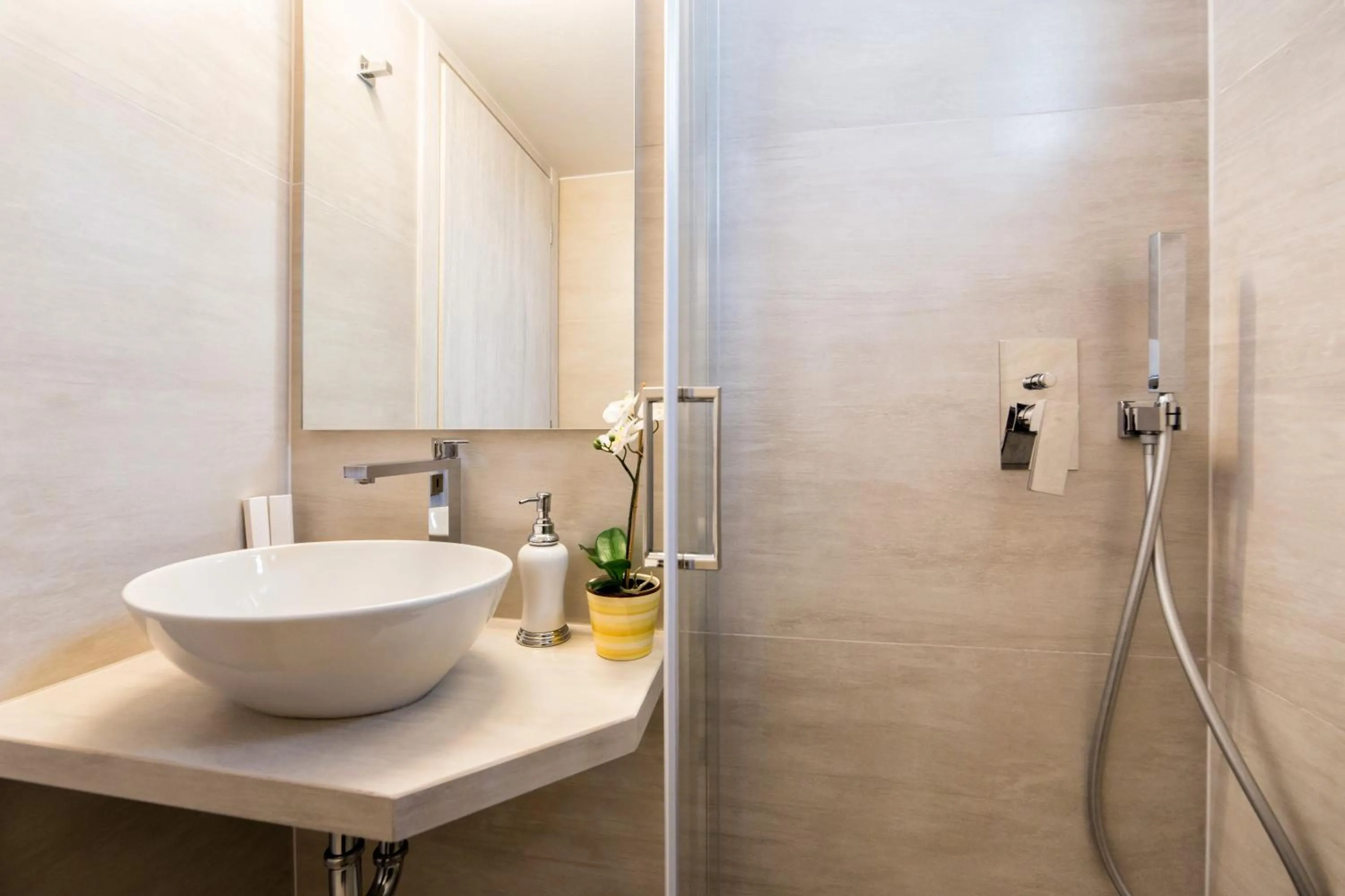 Bathroom in Panos Luxury Studios