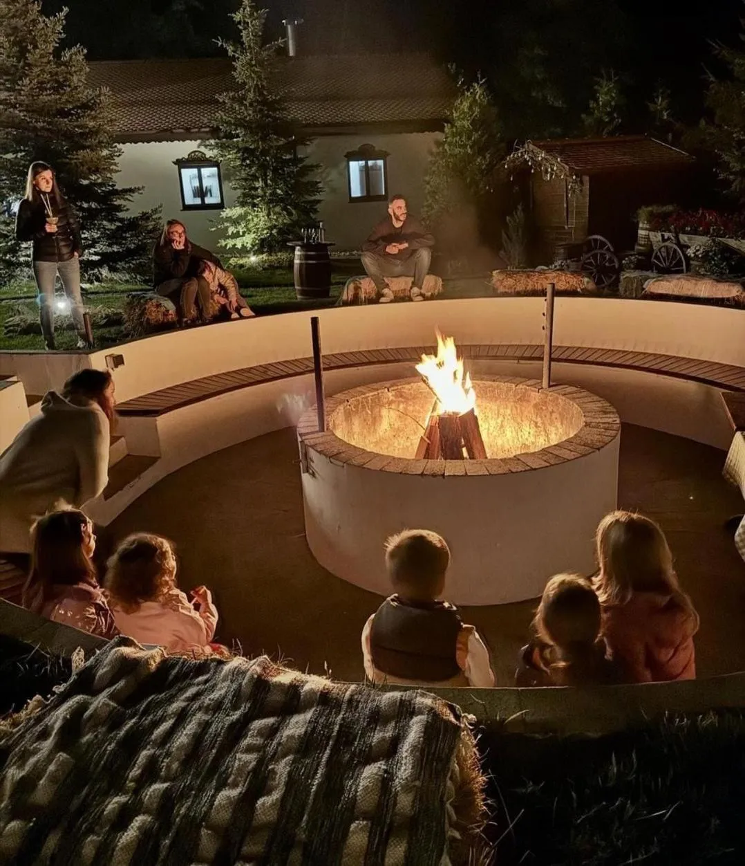 fireplace in Wolkendorf Bio Hotel & Spa