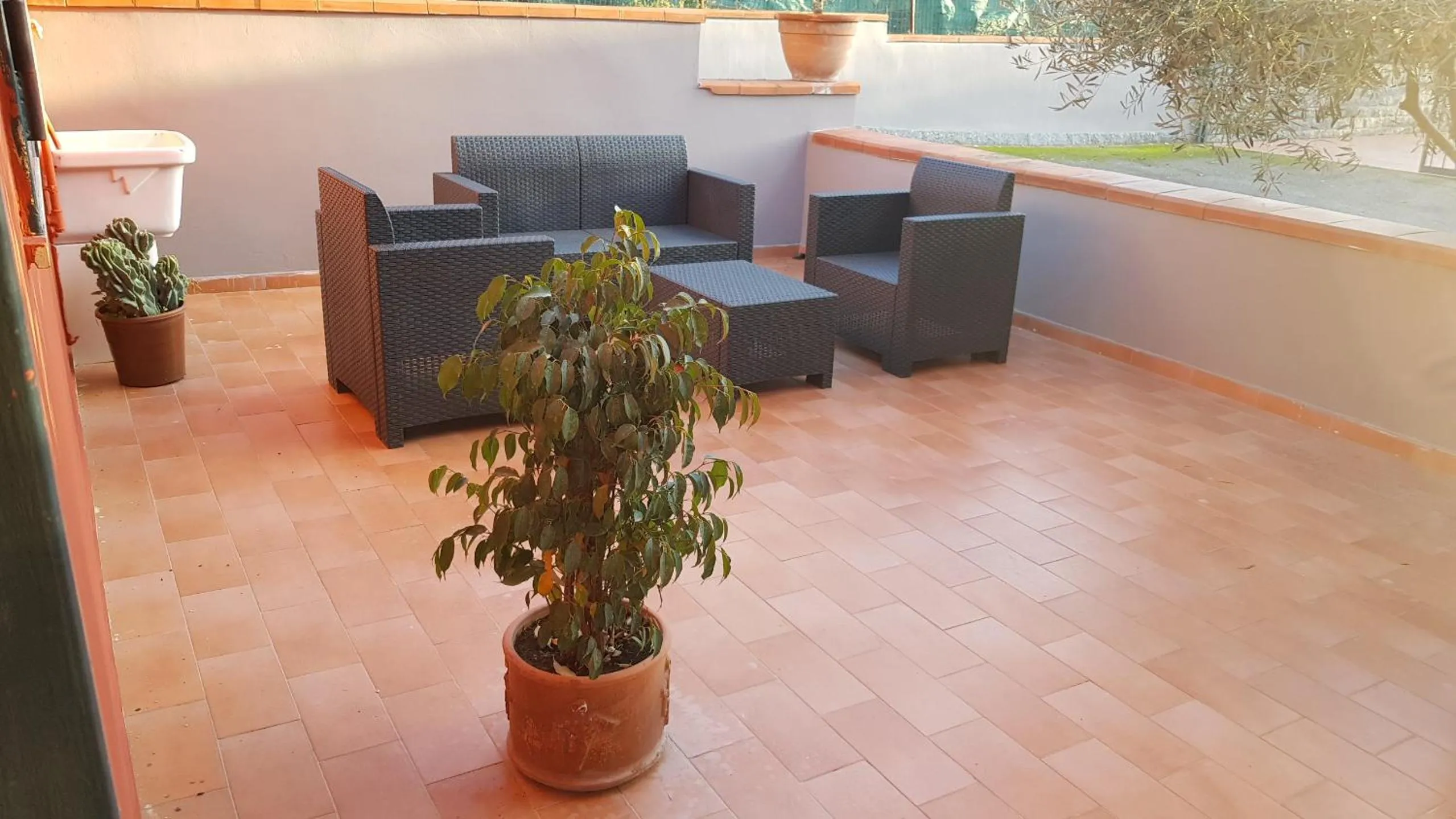 Patio in Bed & Breakfast Neapolis